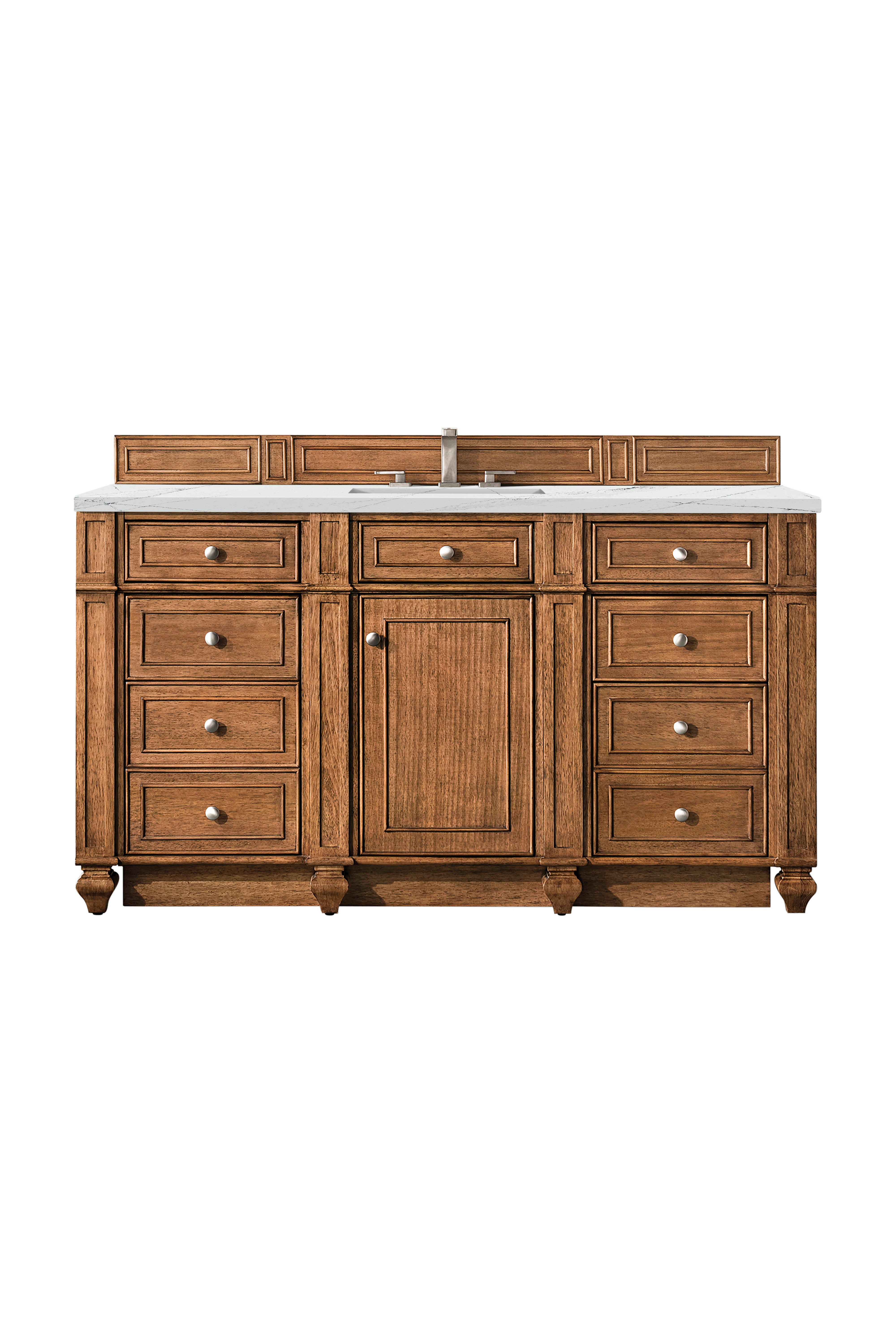 James Martin Vanities Bristol 60" Single Vanity - Saddle Brown
