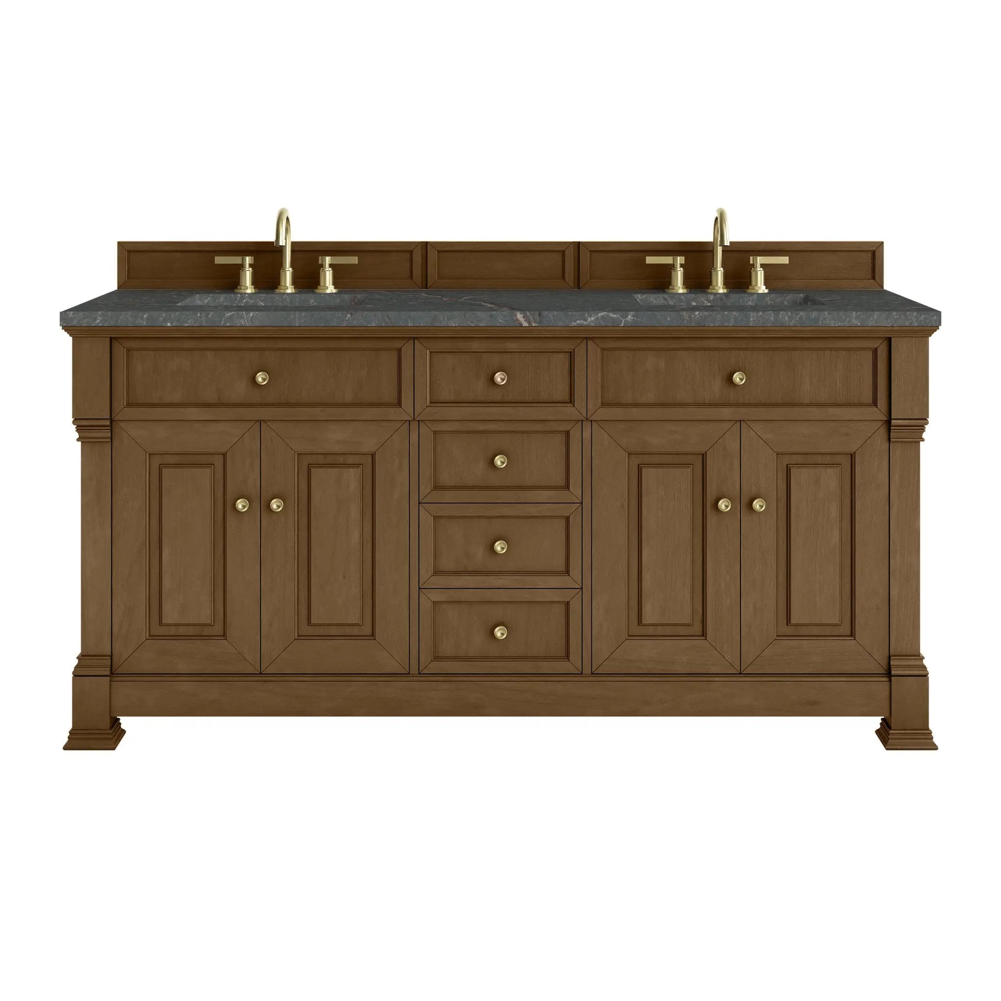 James Martin Brookfield 72" Double Vanity Set - Honey Oak by James Martin Vanities