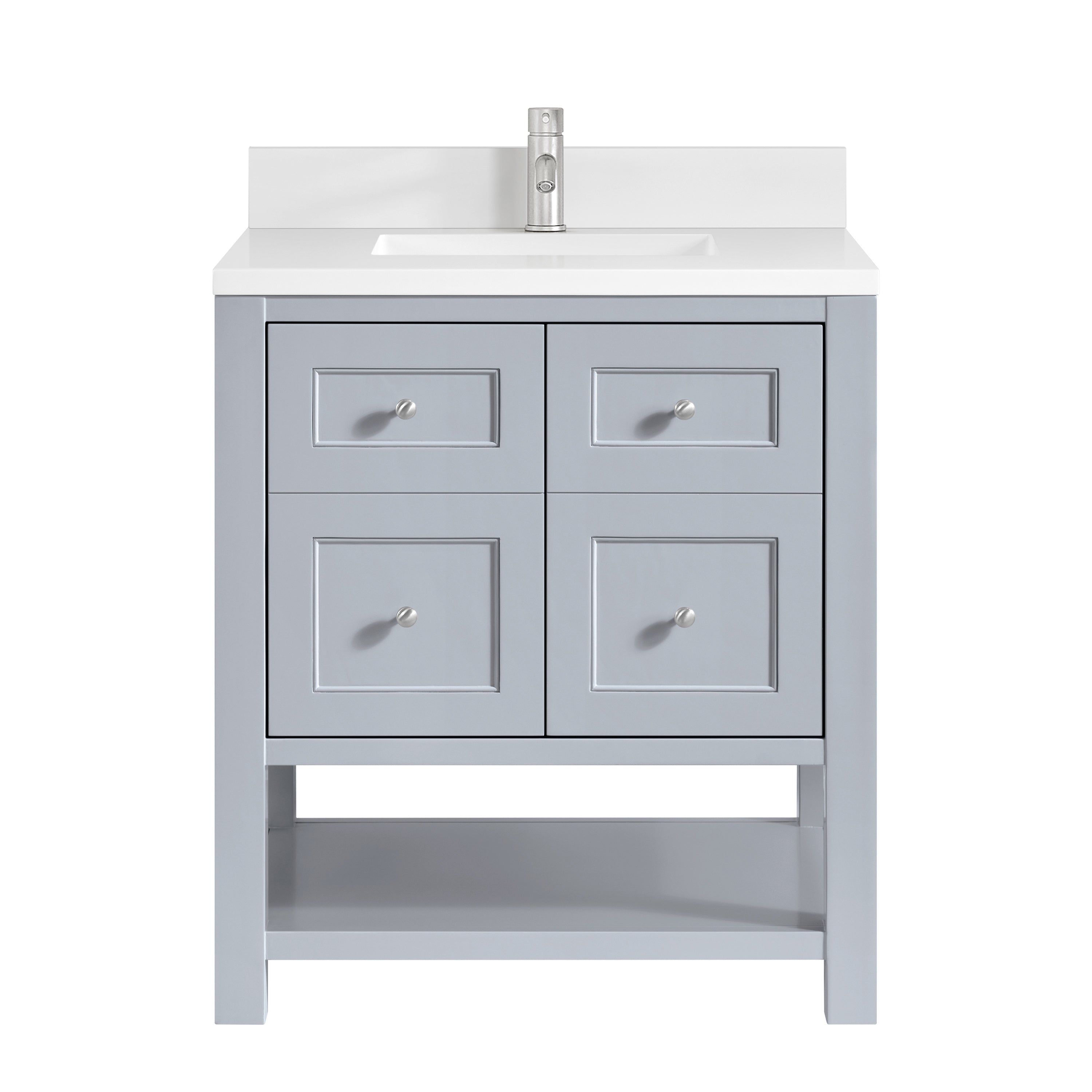 James Martin Breckenridge 30" Single Vanity Set - Serenity Blue by James Martin Vanities