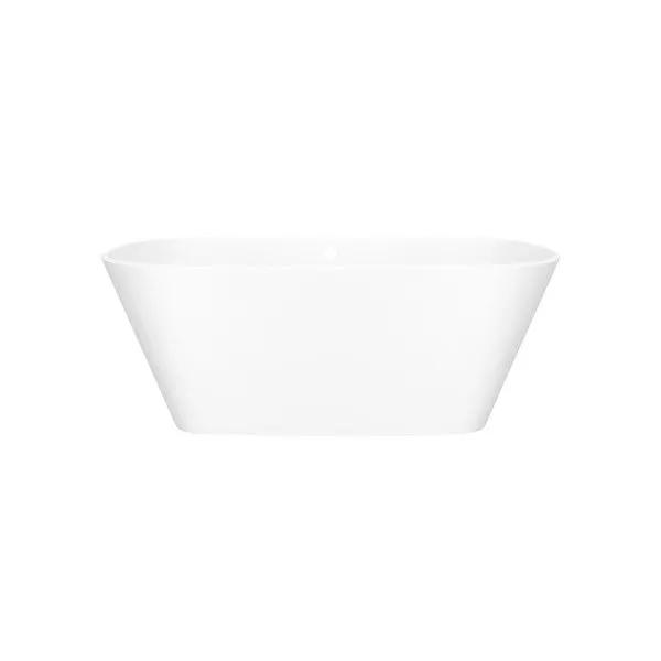 matte white bathtub