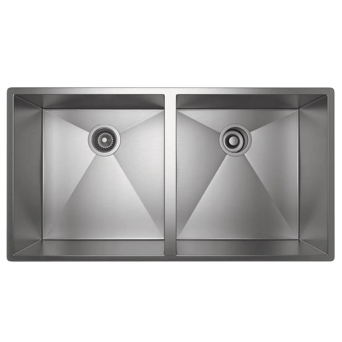 brushed stainless steel sink
