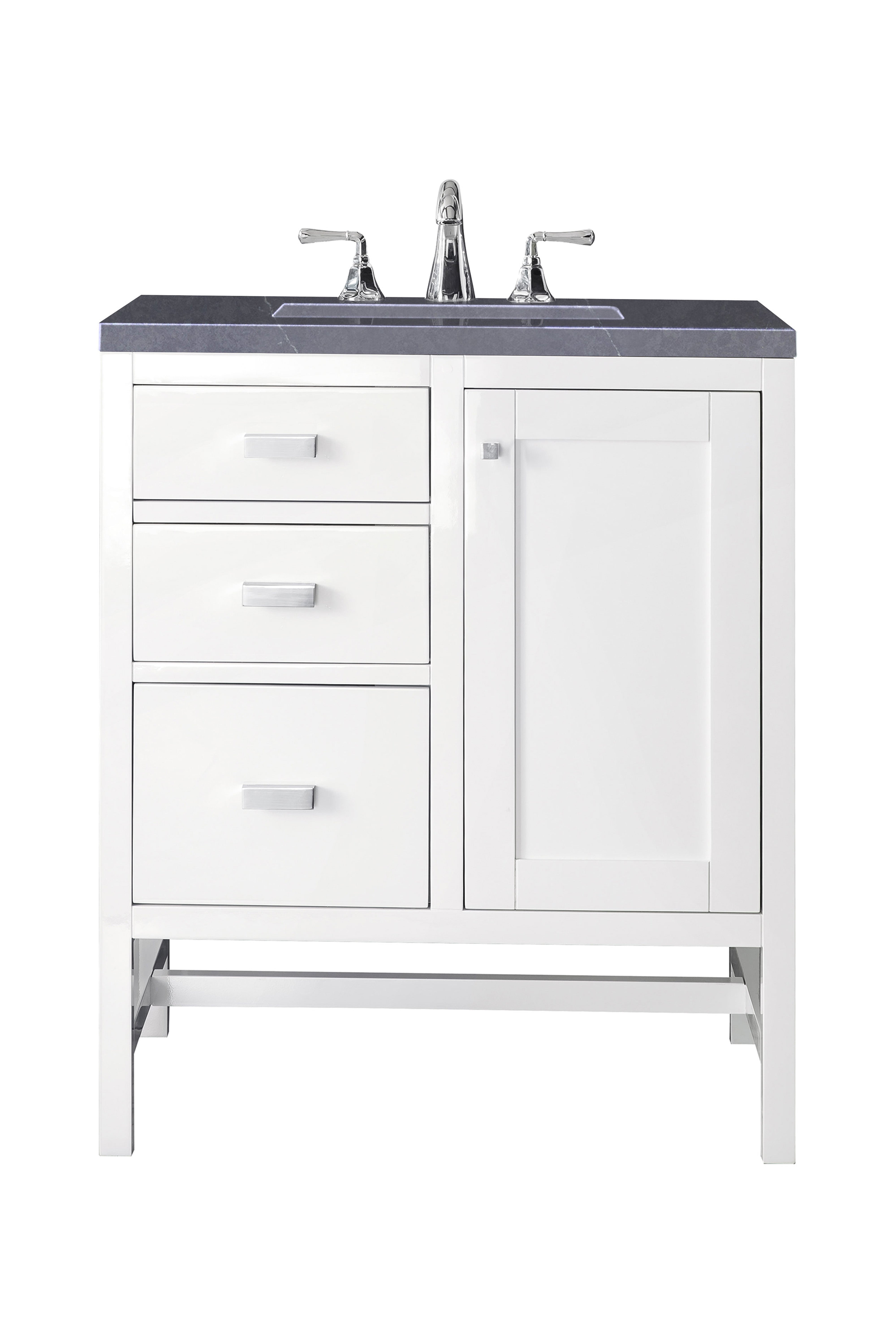 James Martin Addison 30" Single Vanity Set - Glossy White by James Martin Vanities