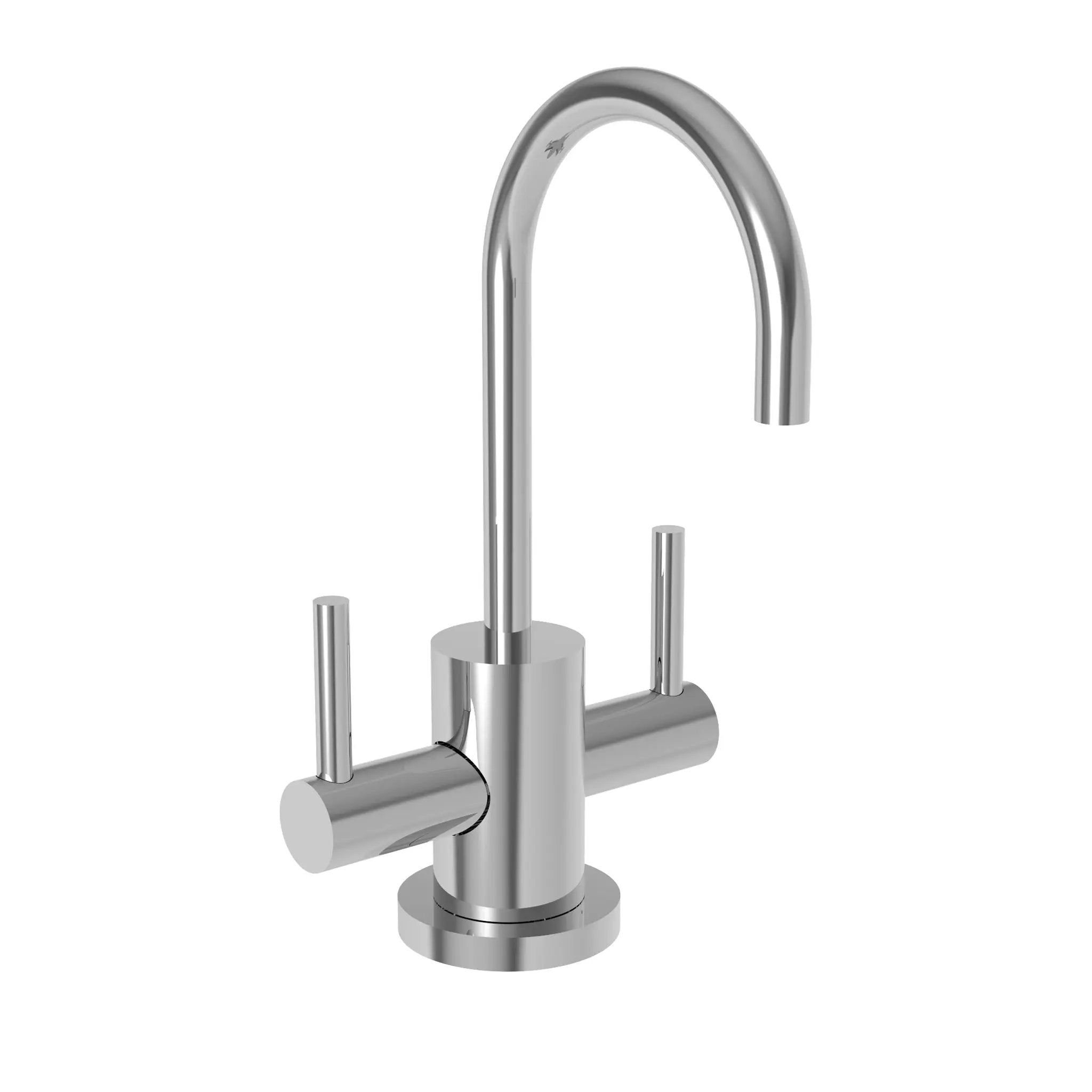 polished chrome water dispenser