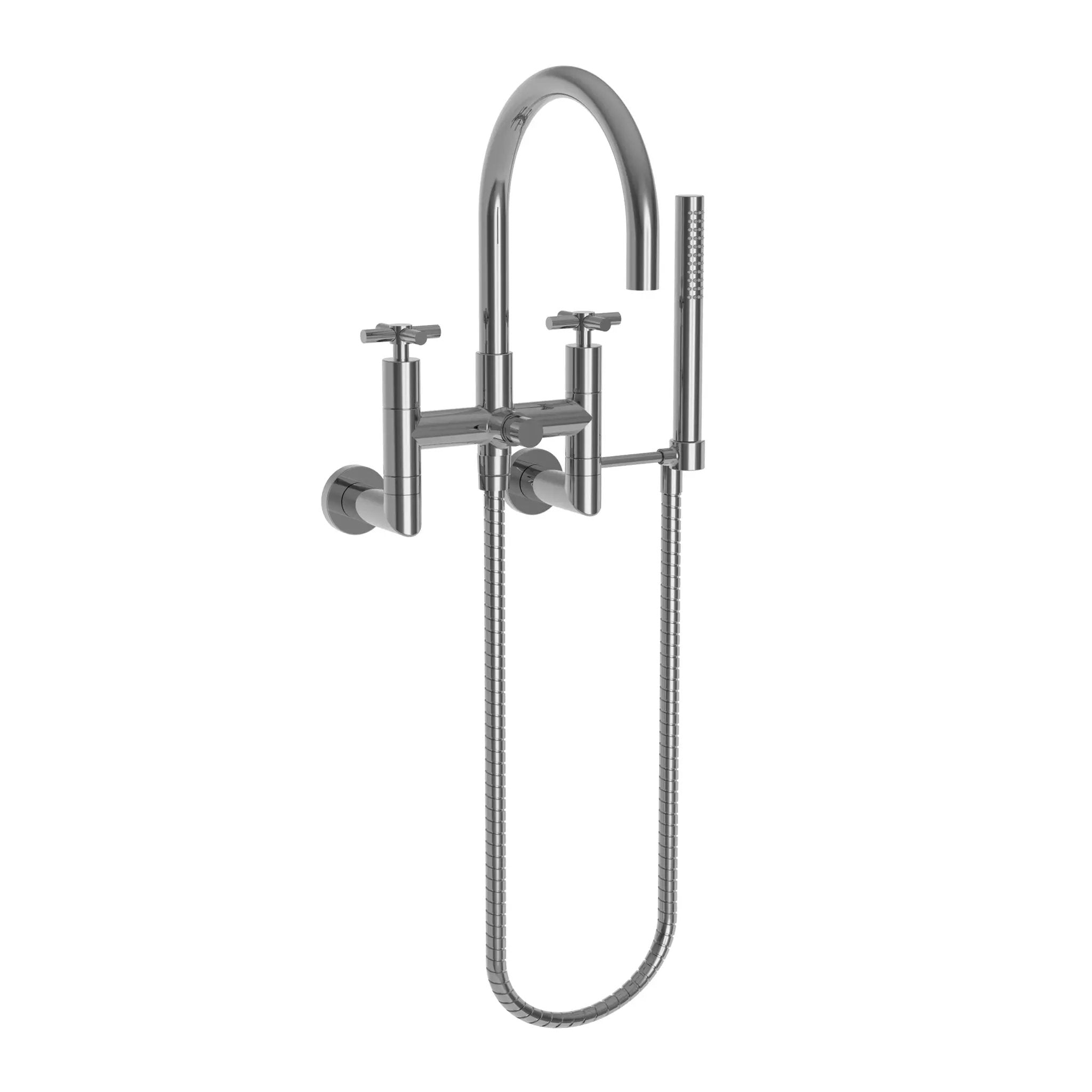 Newport Brass East Linear Exposed Tub & Hand Shower Set - Wall Mount by Newport Brass