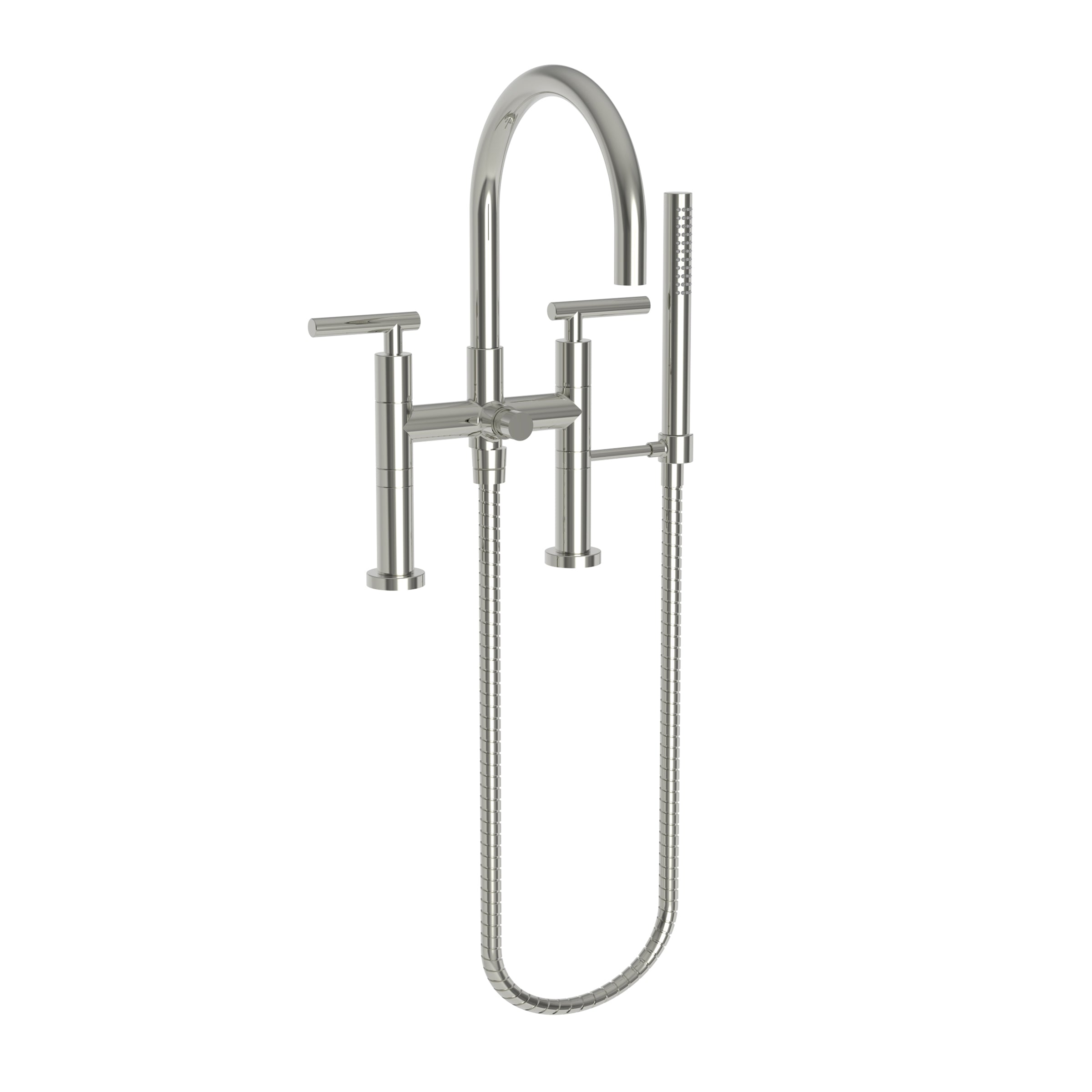 Newport Brass East Linear Exposed Tub & Hand Shower Set - Deck Mount