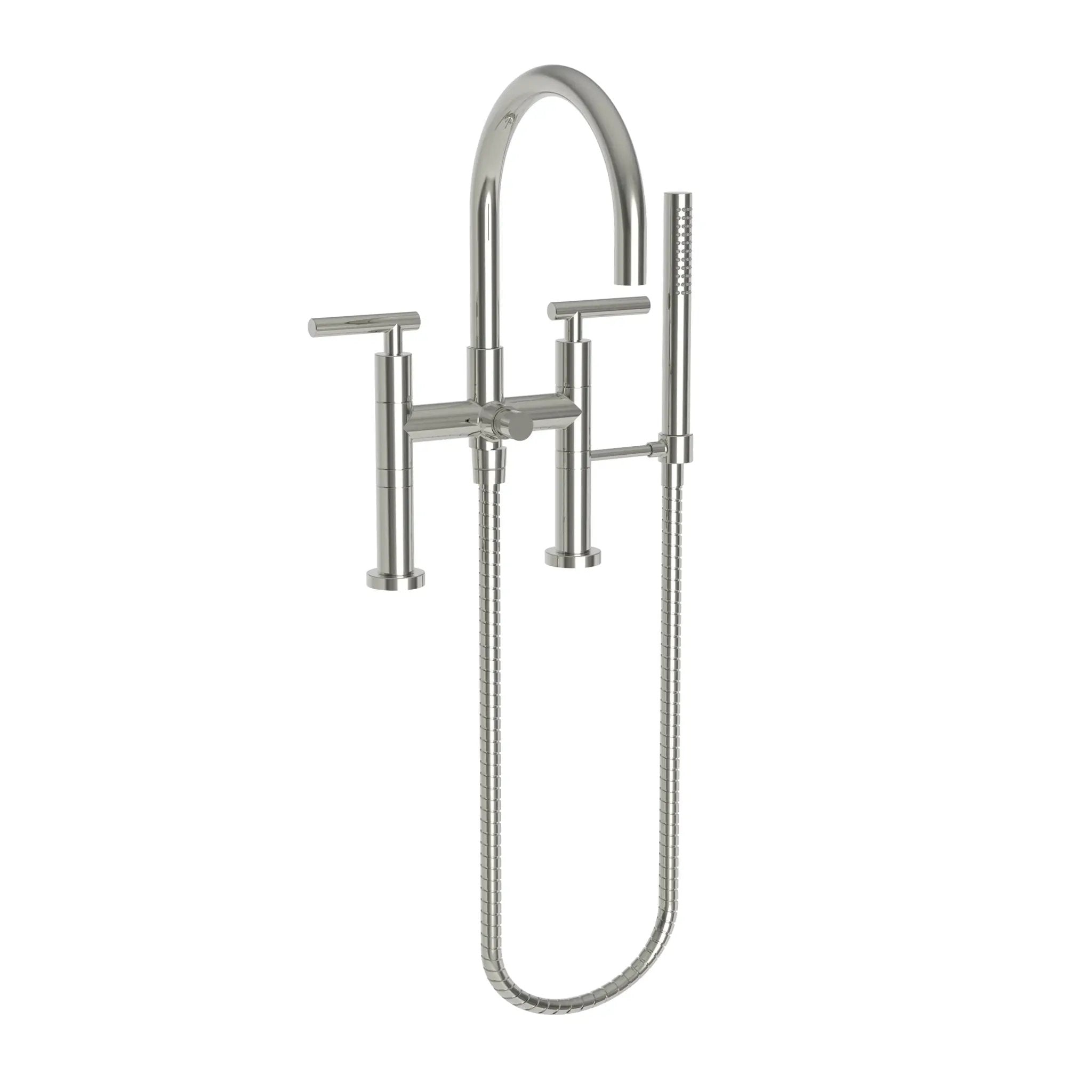 Newport Brass East Linear Exposed Tub & Hand Shower Set - Deck Mount by Newport Brass