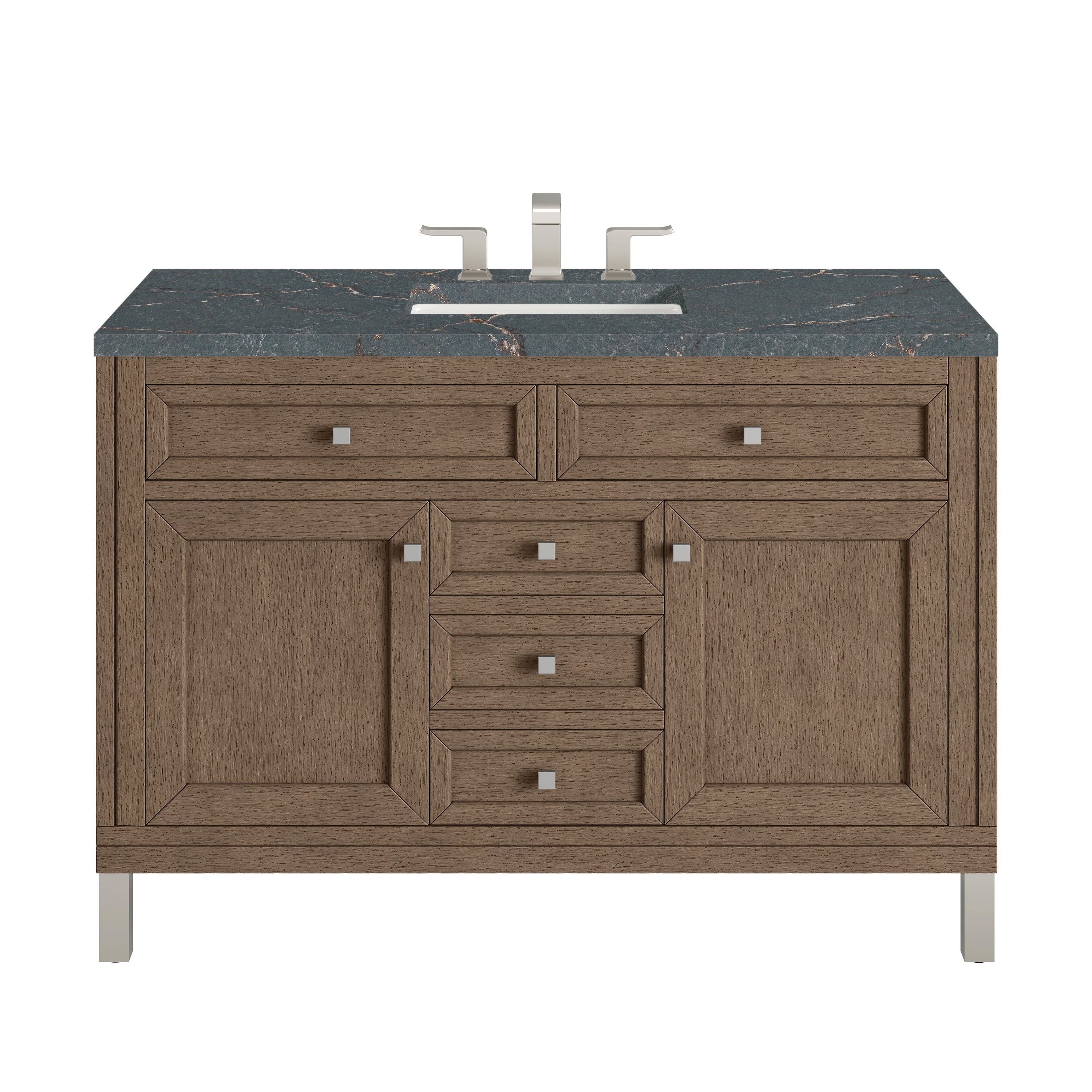 James Martin Vanities Chicago 48" Single Vanity - Whitewashed Walnut
