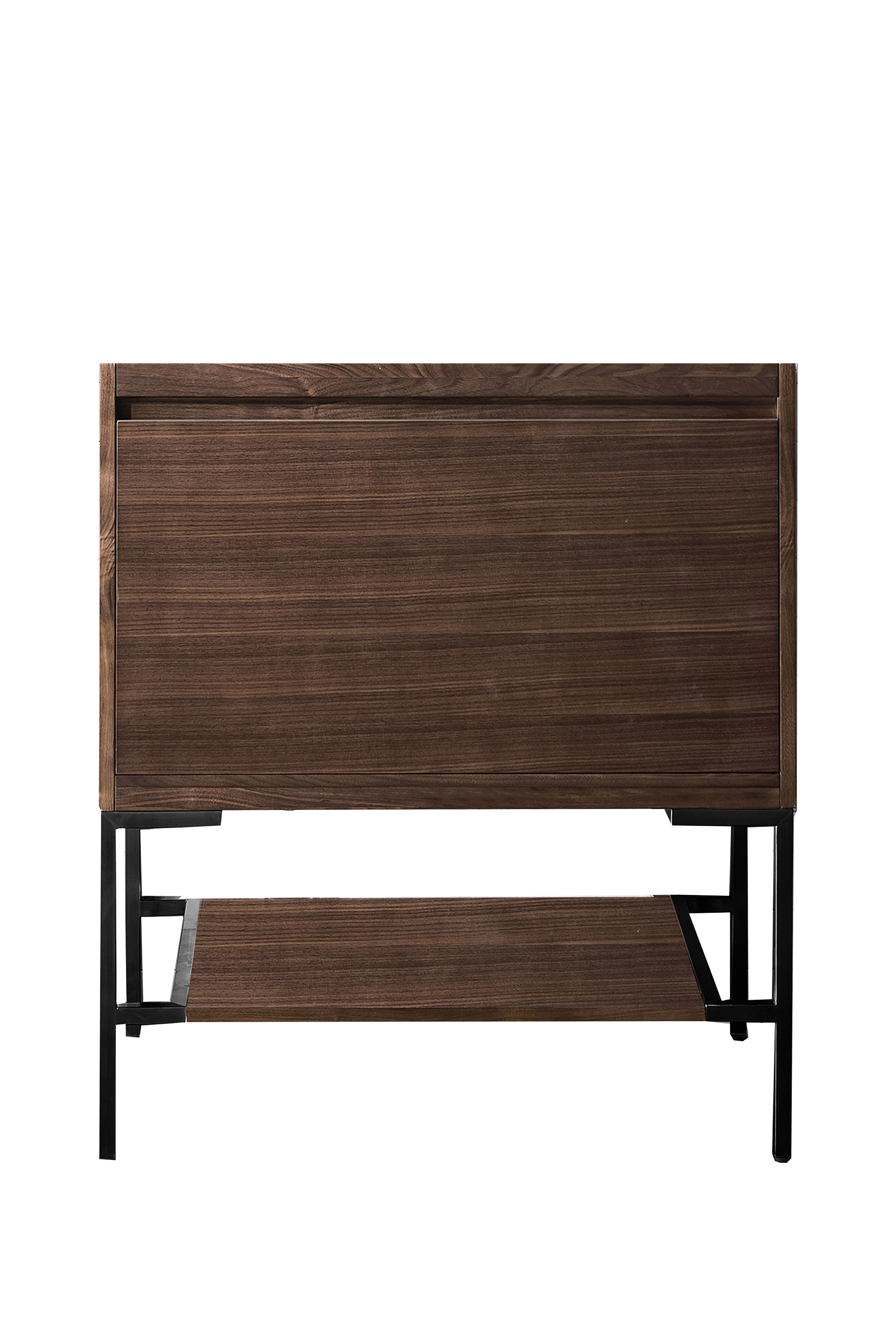 James Martin Vanities Mantova 31.5" Single Vanity Cabinet With Matte Black Base