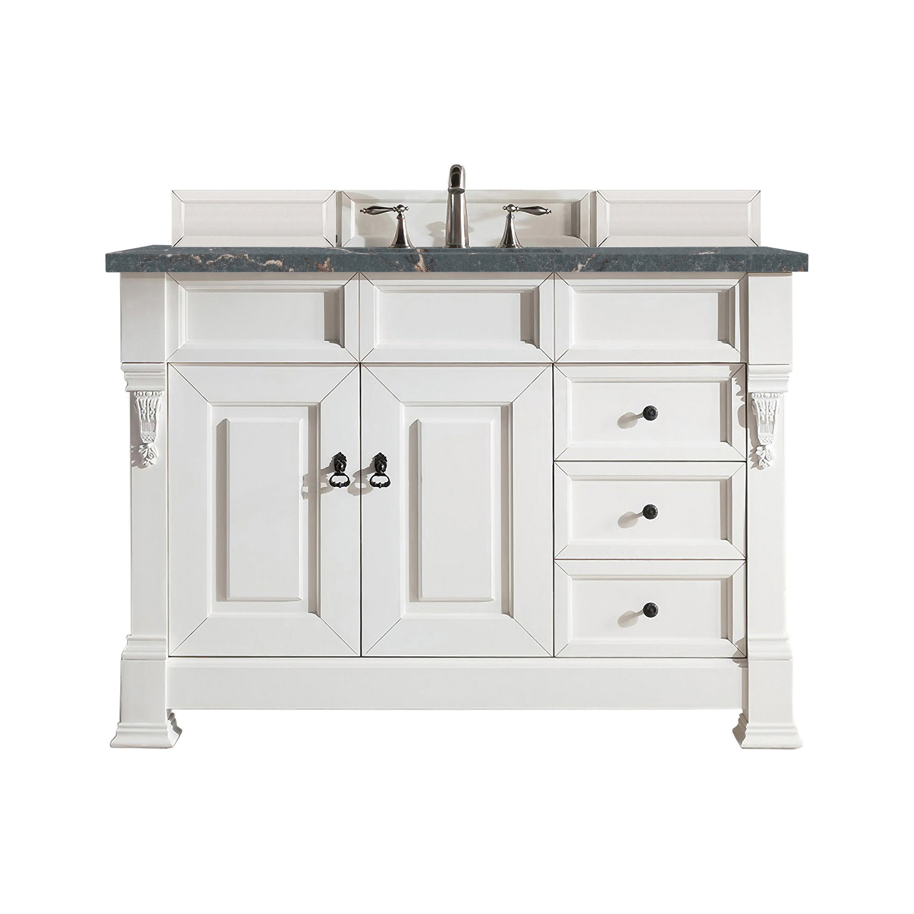 James Martin Vanities Brookfield 48" Single Vanity - Bright White