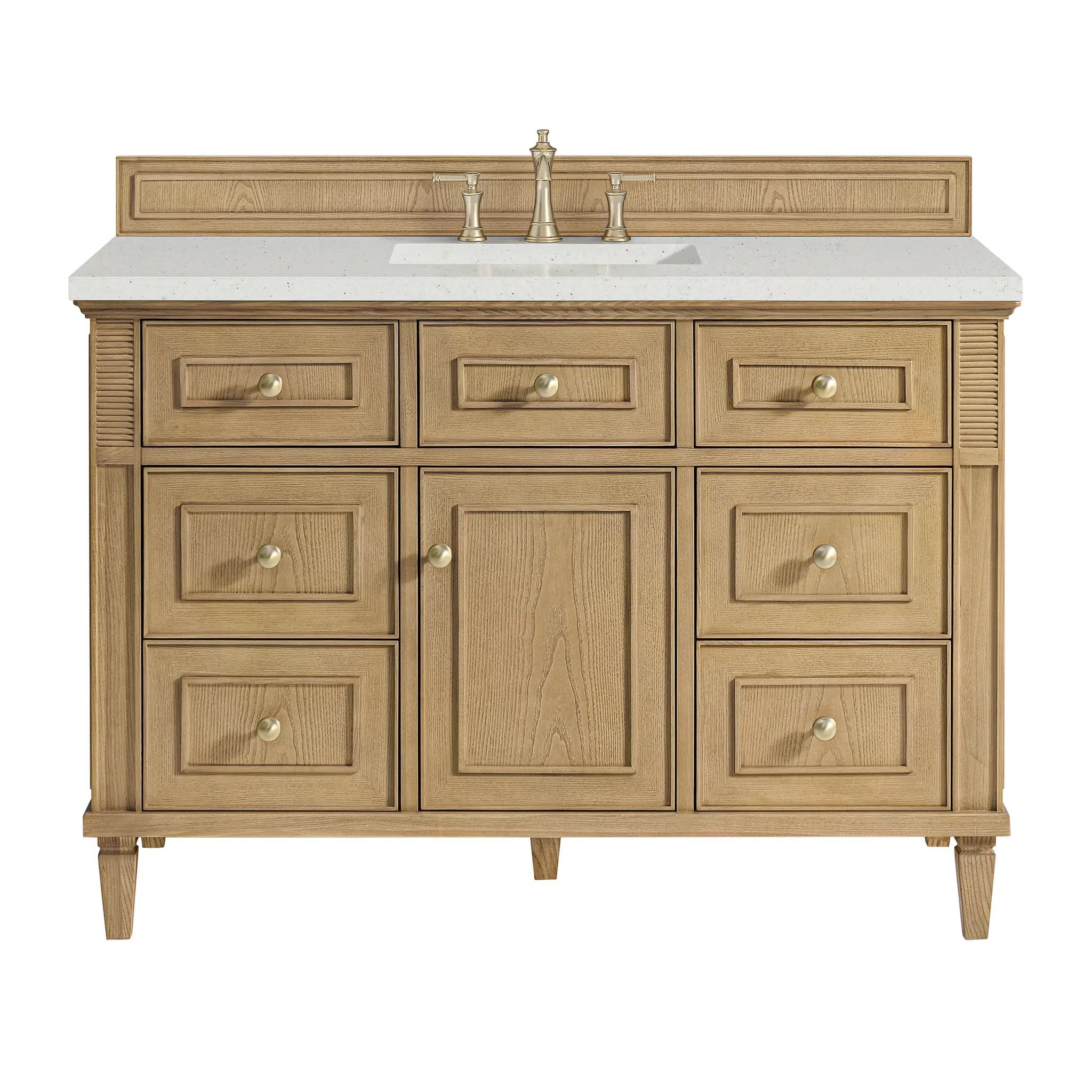 James Martin Lorelai 48" Single Vanity Set - Light Natural Oak by James Martin Vanities