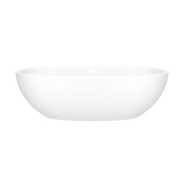matte white bathtub