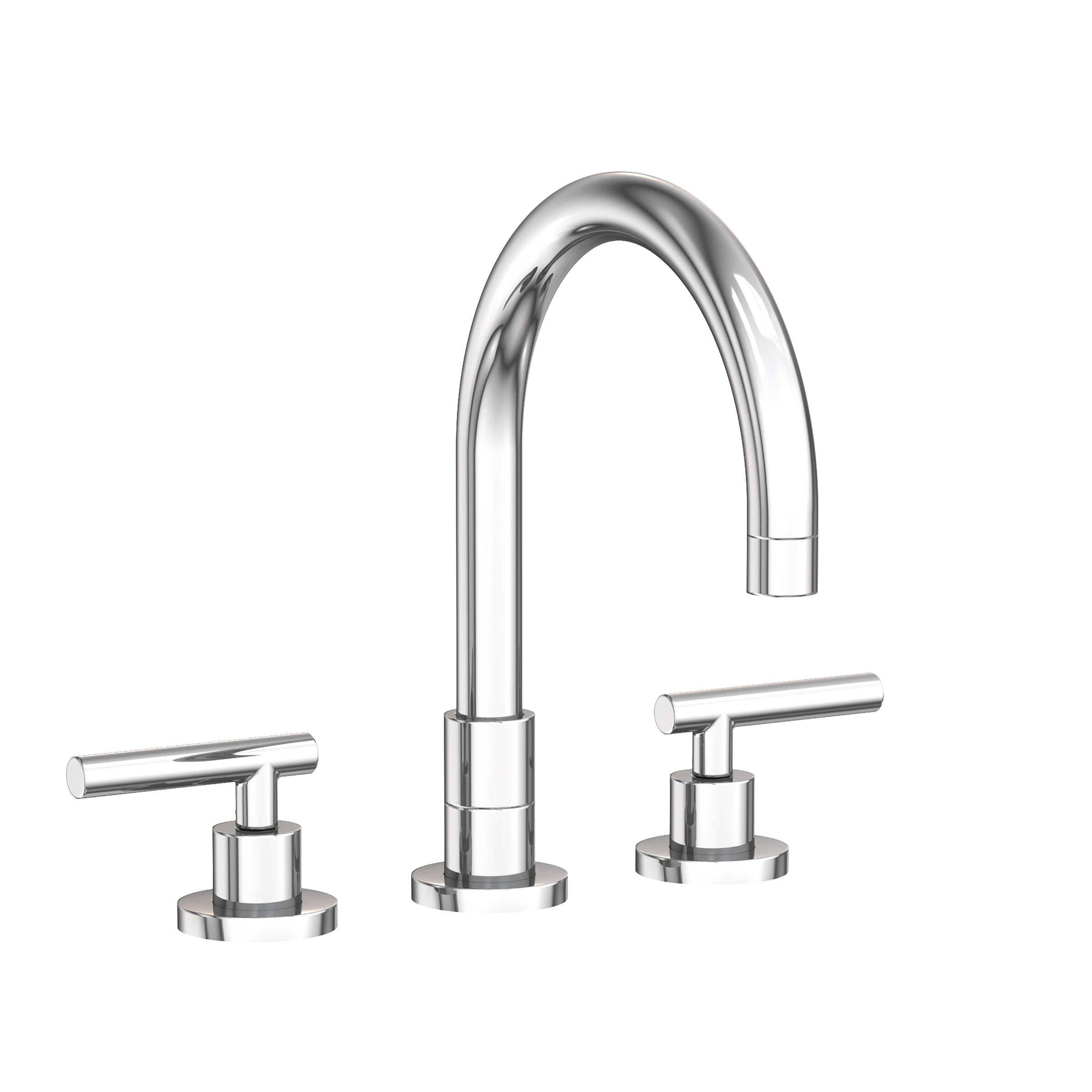 polished chrome kitchen faucet