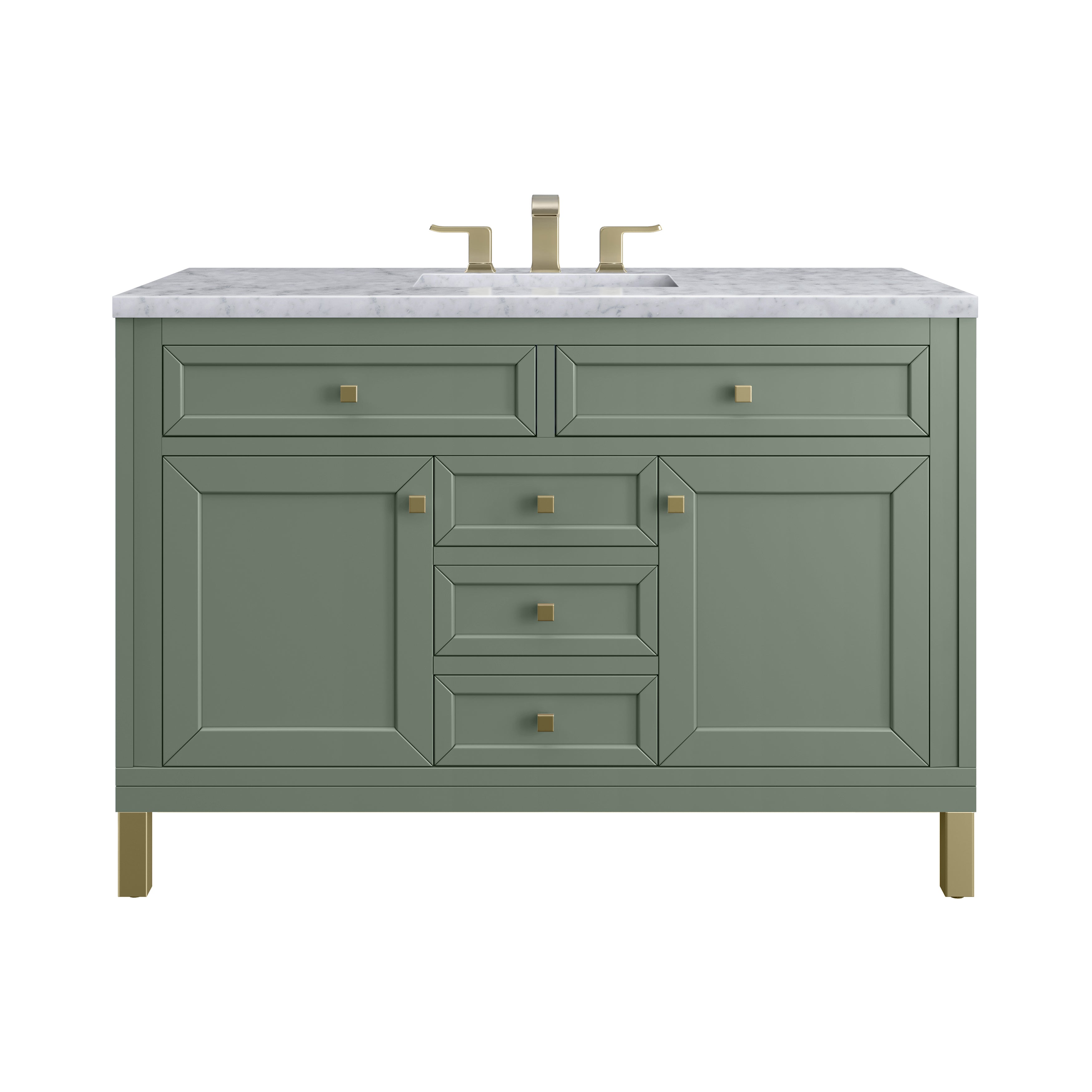 James Martin Vanities Chicago 48" Single Vanity - Smokey Celadon