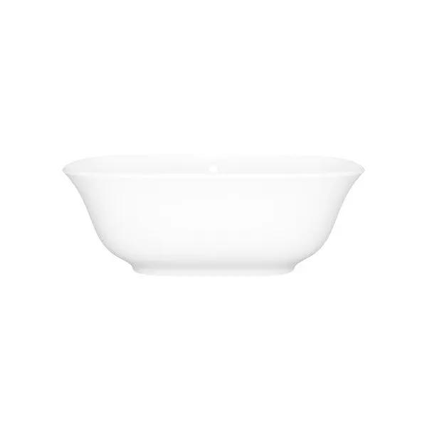 matte white bathtub