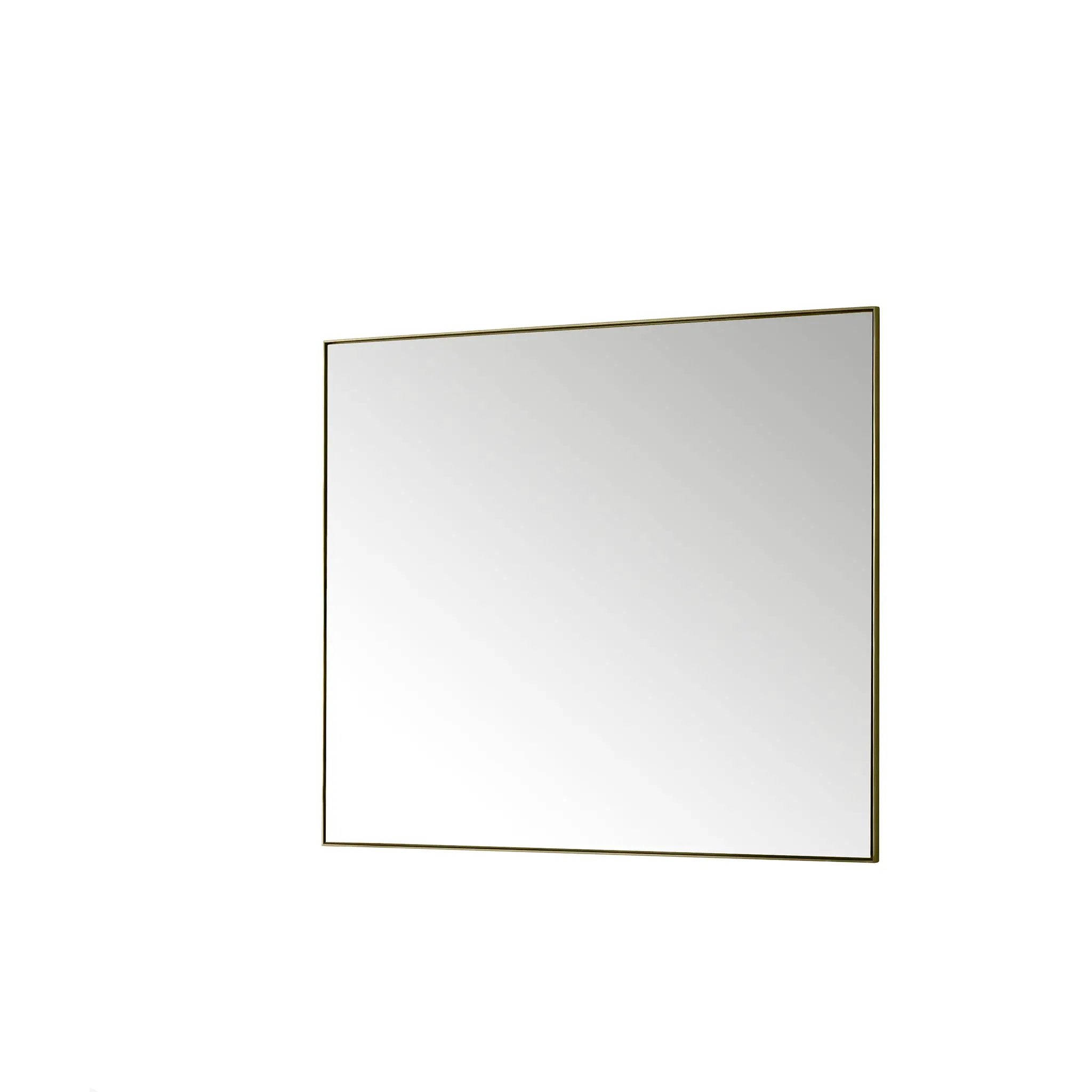 champagne brass mirror