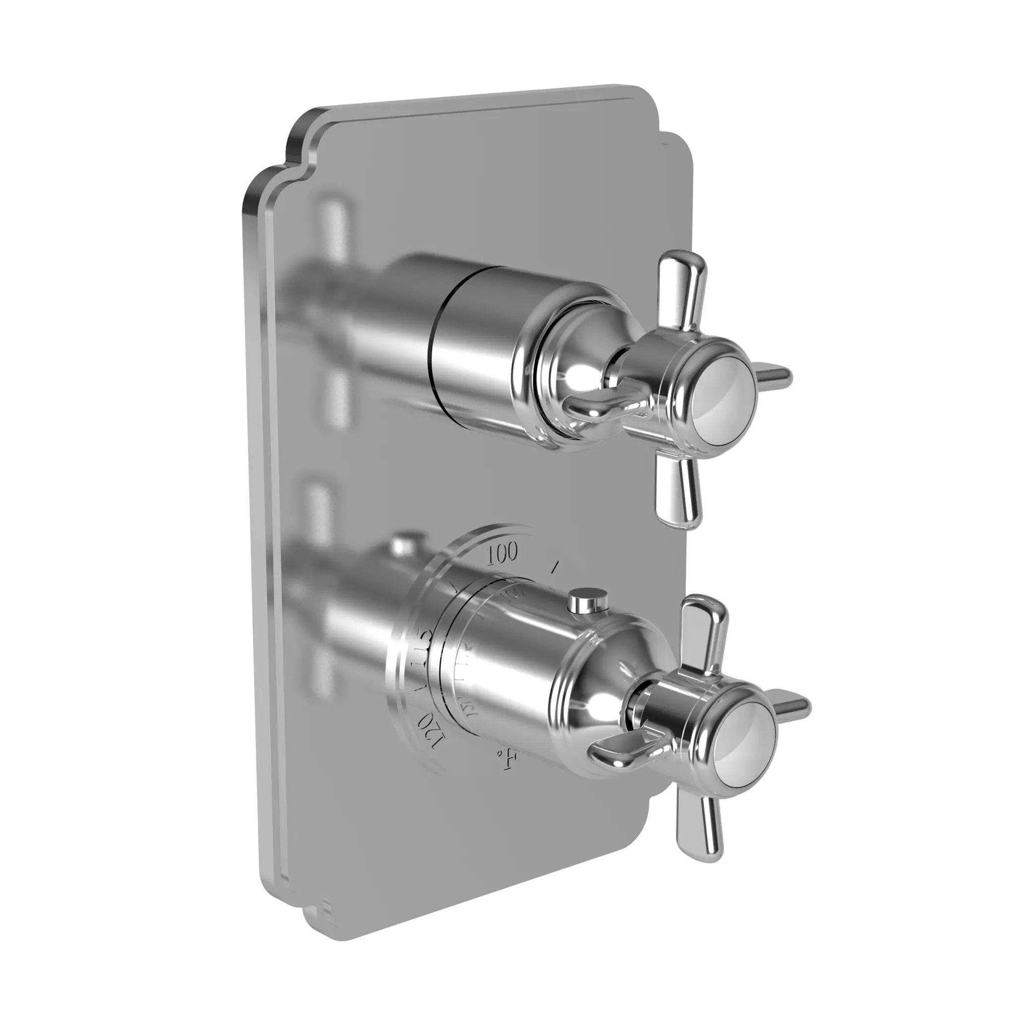polished chrome trim plate