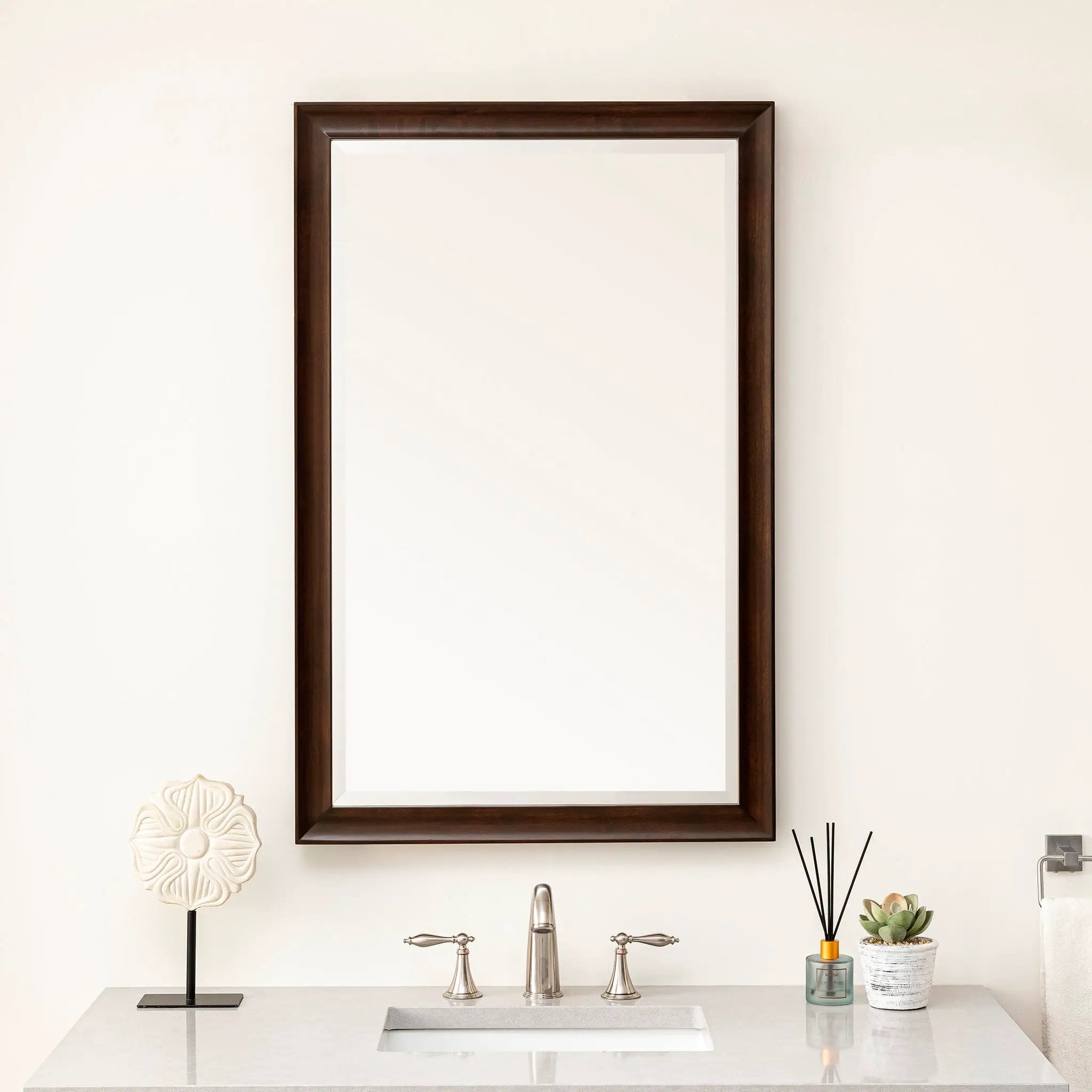 burnished mahogany mirror