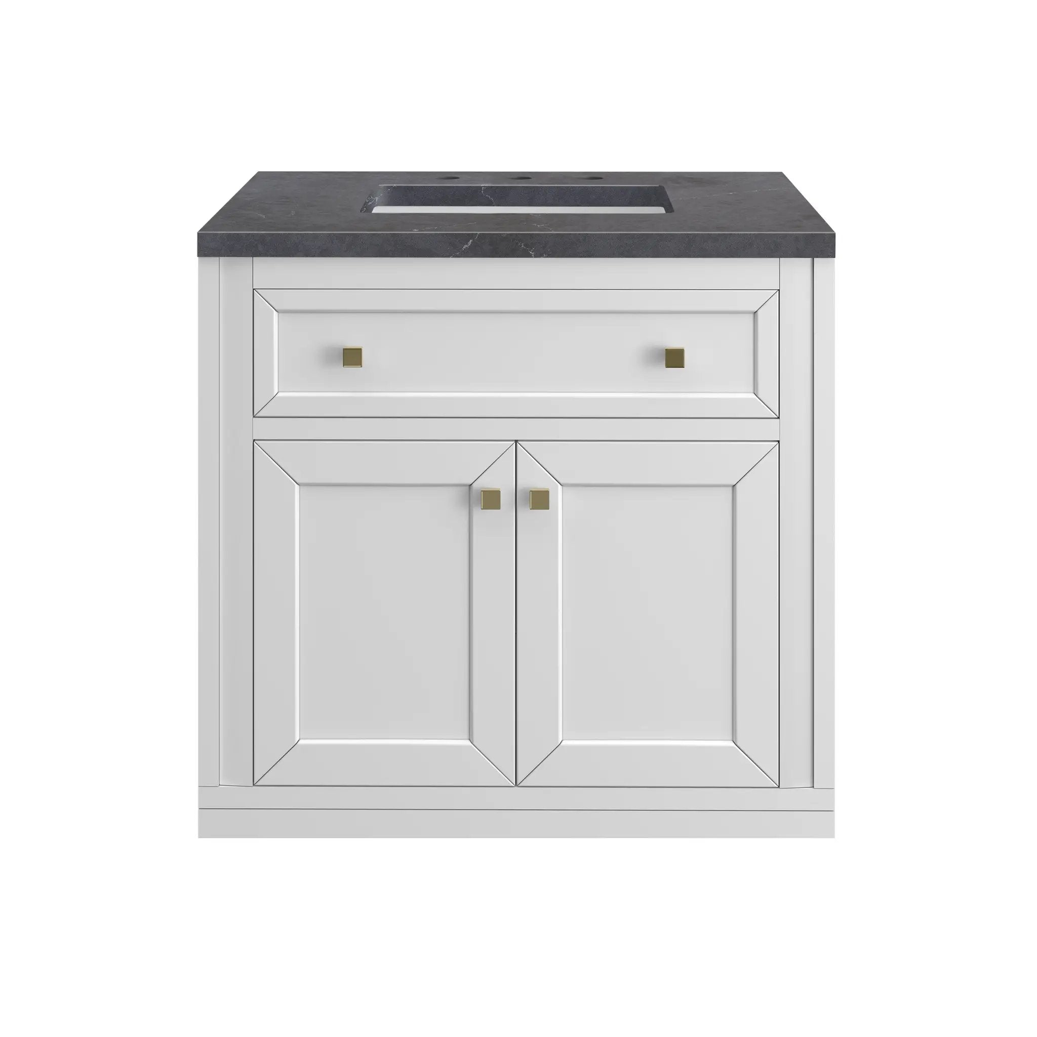 James Martin Chicago 30" Single Vanity Set - Glossy White by James Martin Vanities