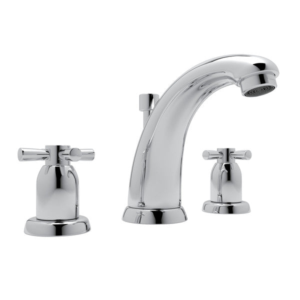 polished chrome bathroom faucet