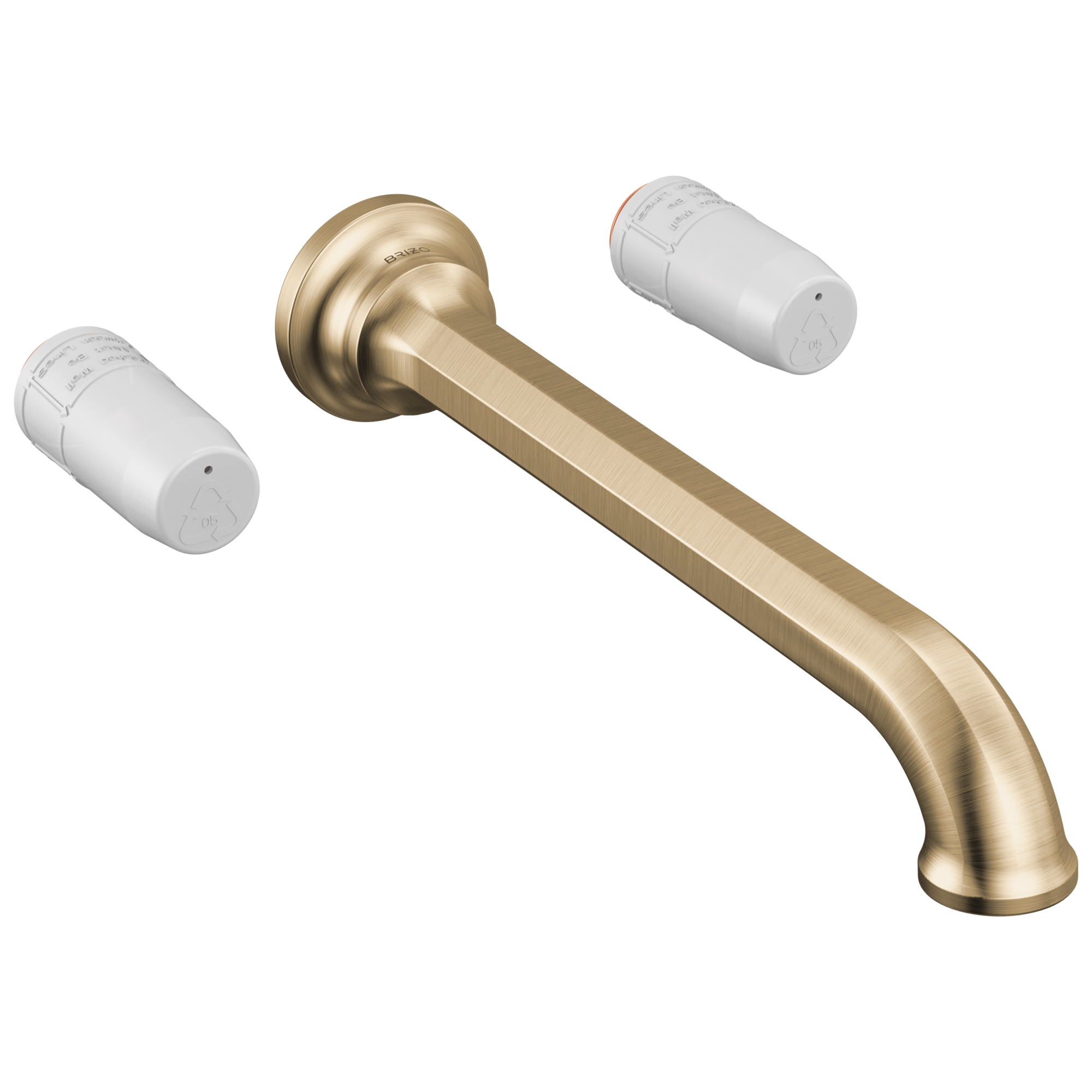 Brizo Beauclere Two Handle Wall Mount Tub Filler - Less Handles by Brizo