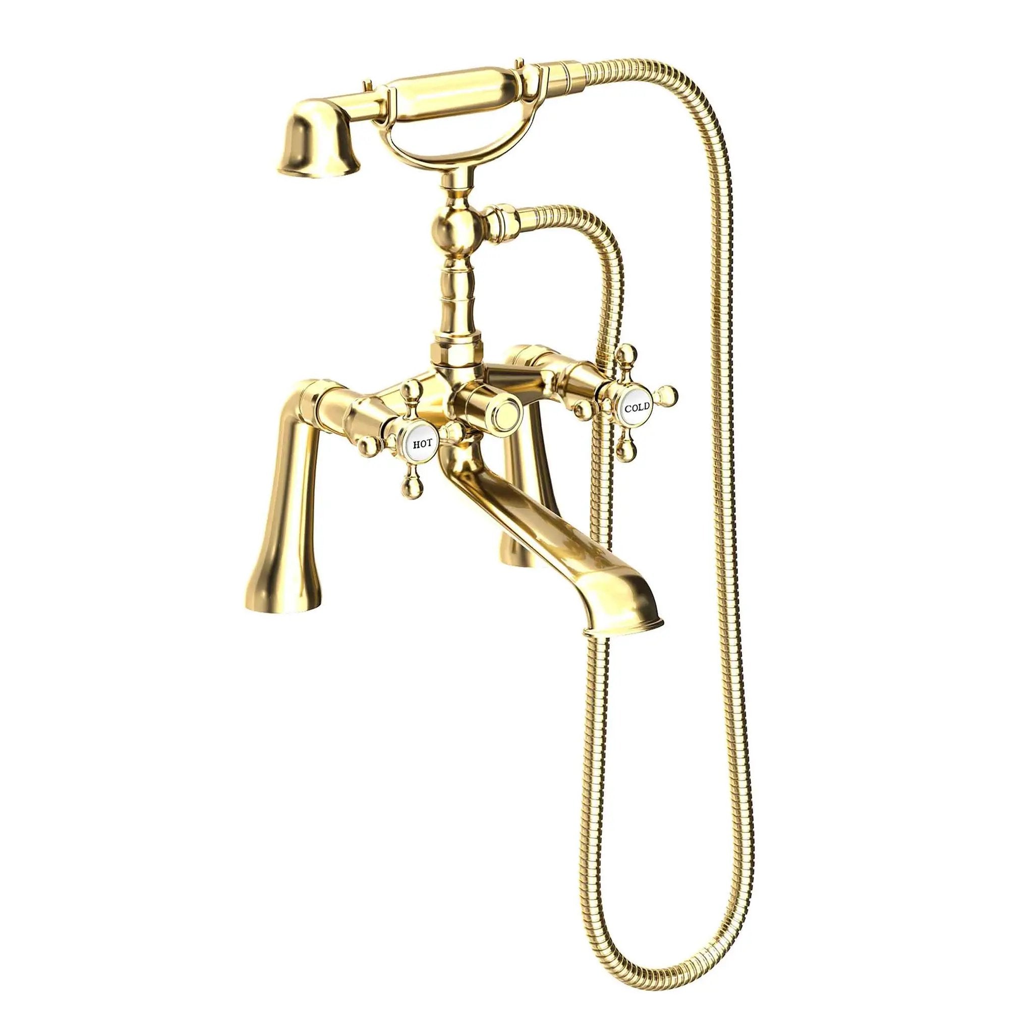 Newport Brass Chesterfield Exposed Tub & Hand Shower Set - Deck Mount by Newport Brass
