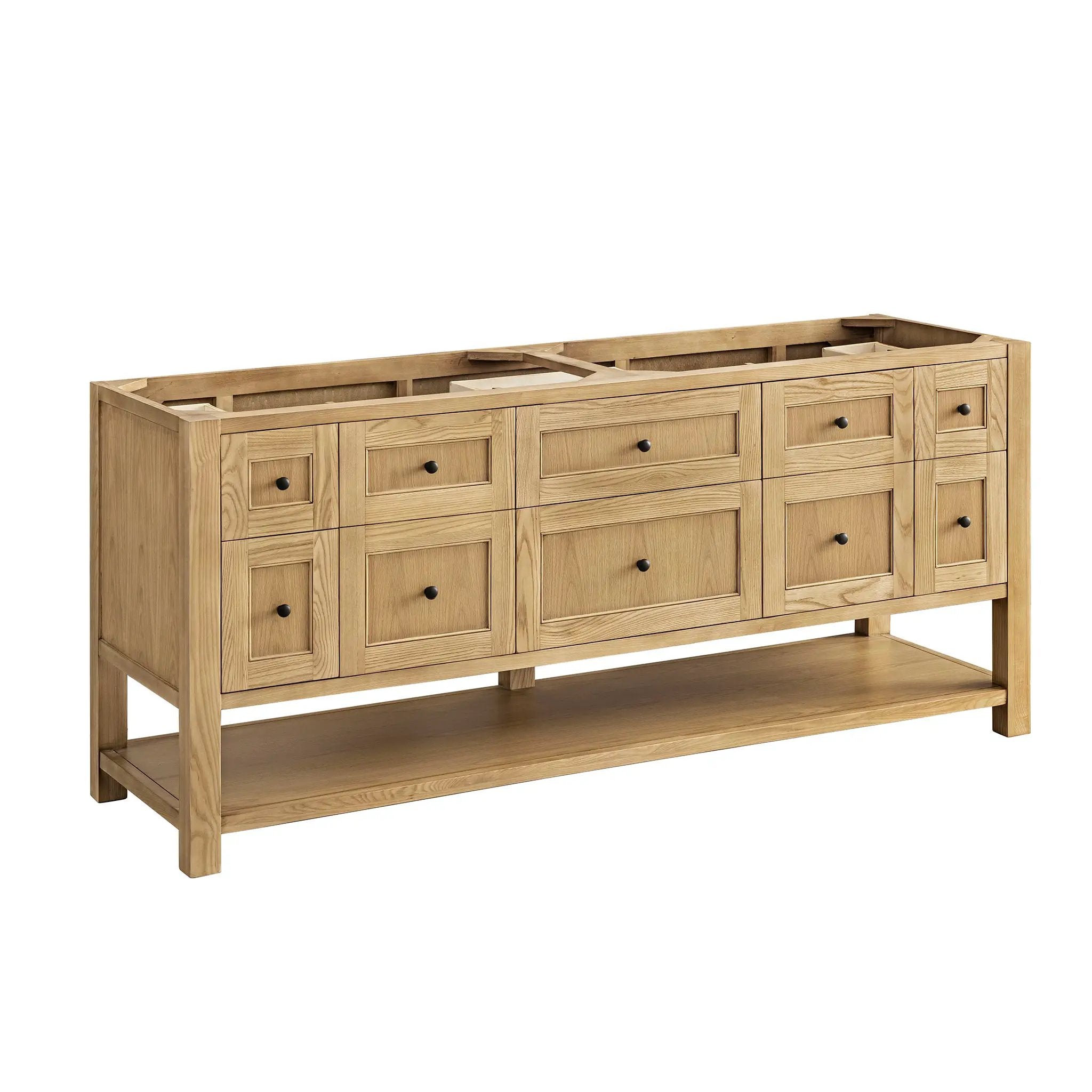 light natural oak vanity