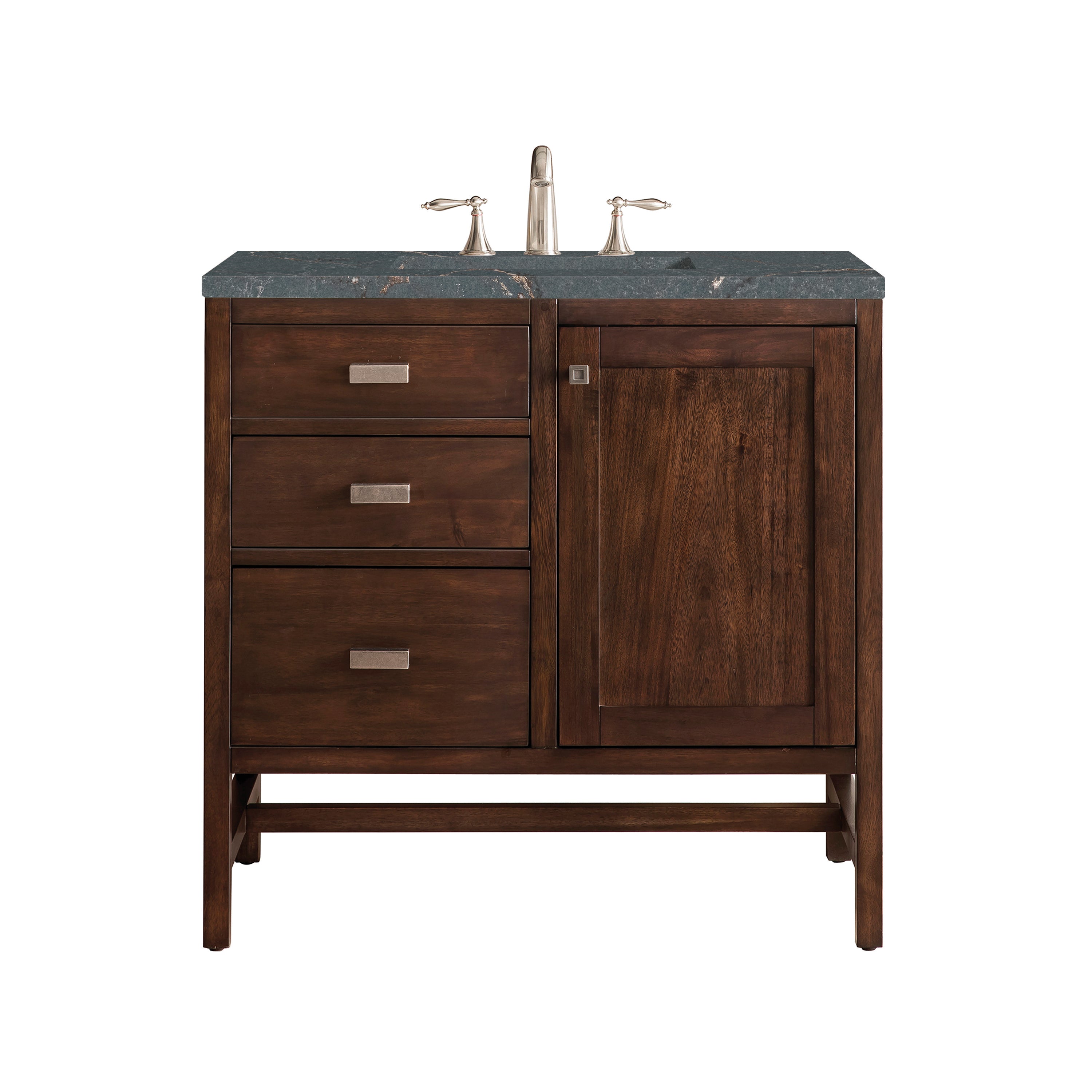 James Martin Vanities Addison 36" Single Vanity - Mid-Century Acacia