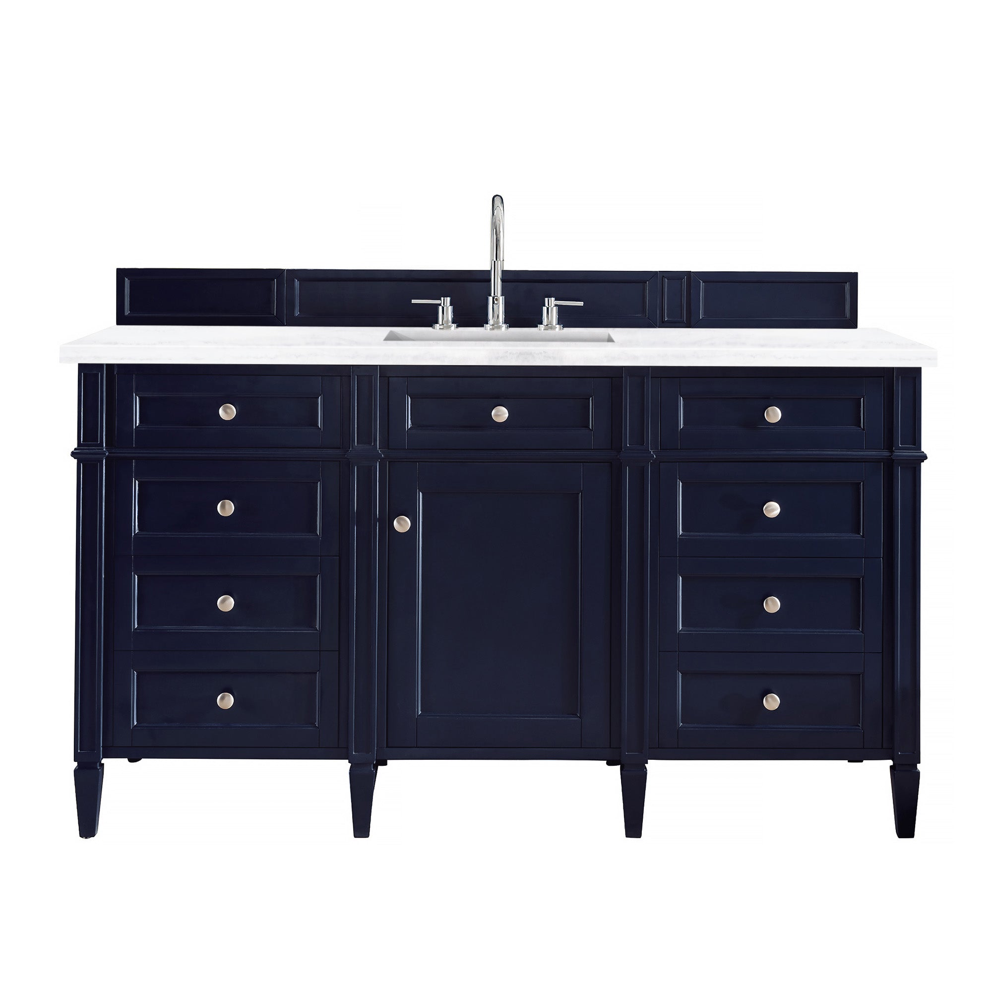 James Martin Brittany 60" Single Vanity Set - Victory Blue by James Martin Vanities