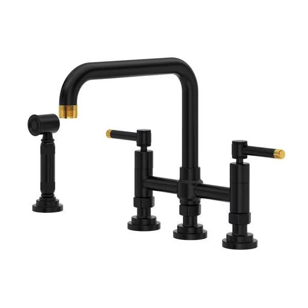 Rohl Campo Bridge Kitchen Faucet with Side Spray by Rohl
