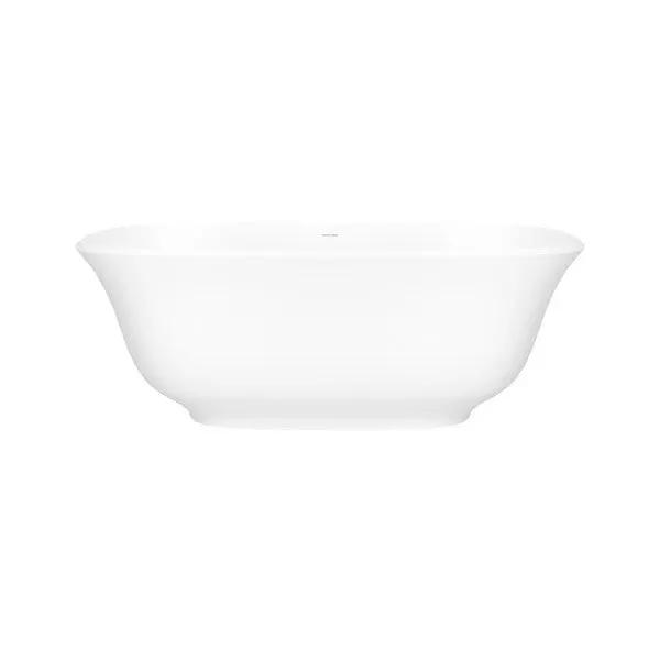 matte white bathtub
