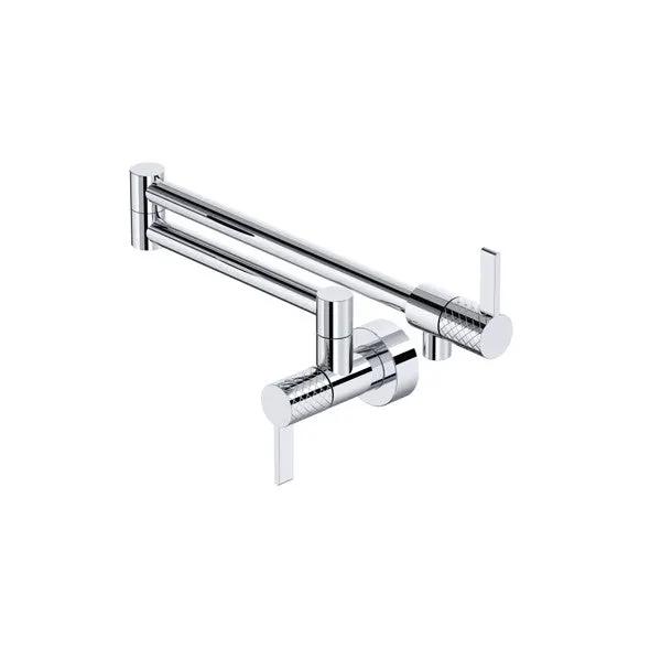 polished chrome pot filler