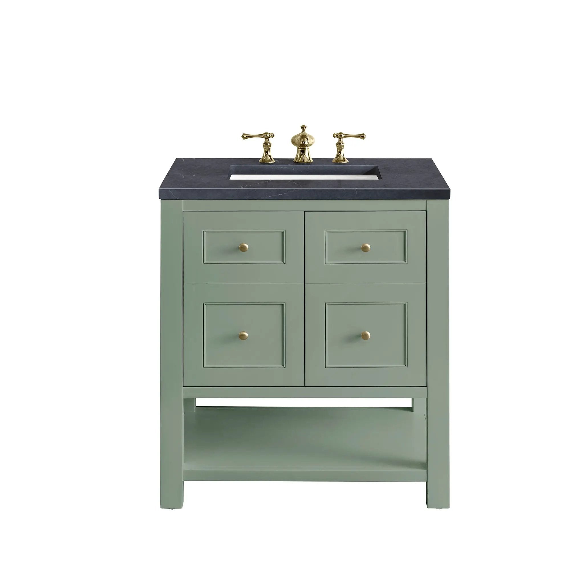 James Martin Breckenridge 30" Single Vanity Set - Smokey Celadon by James Martin Vanities