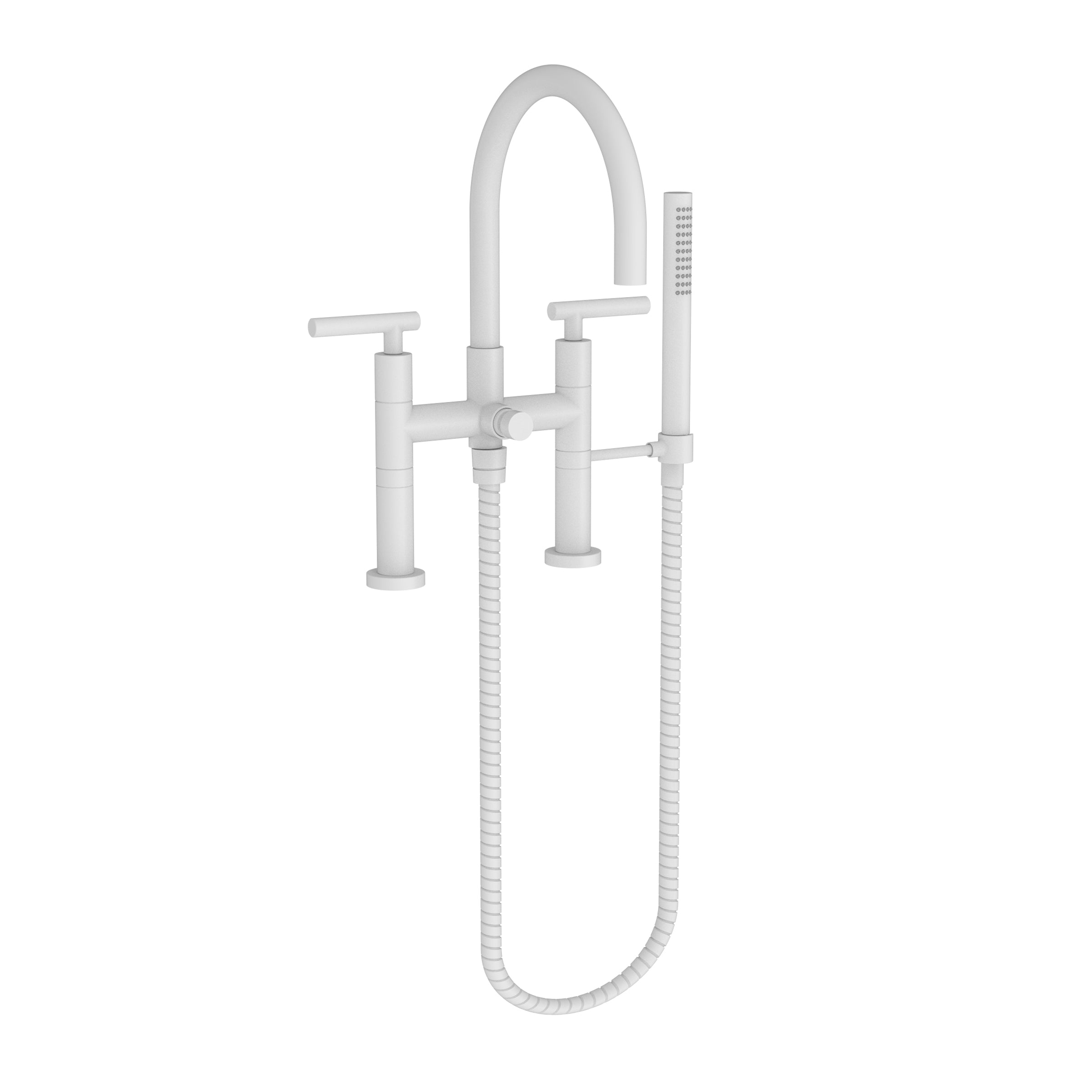 Newport Brass East Linear Exposed Tub & Hand Shower Set - Deck Mount