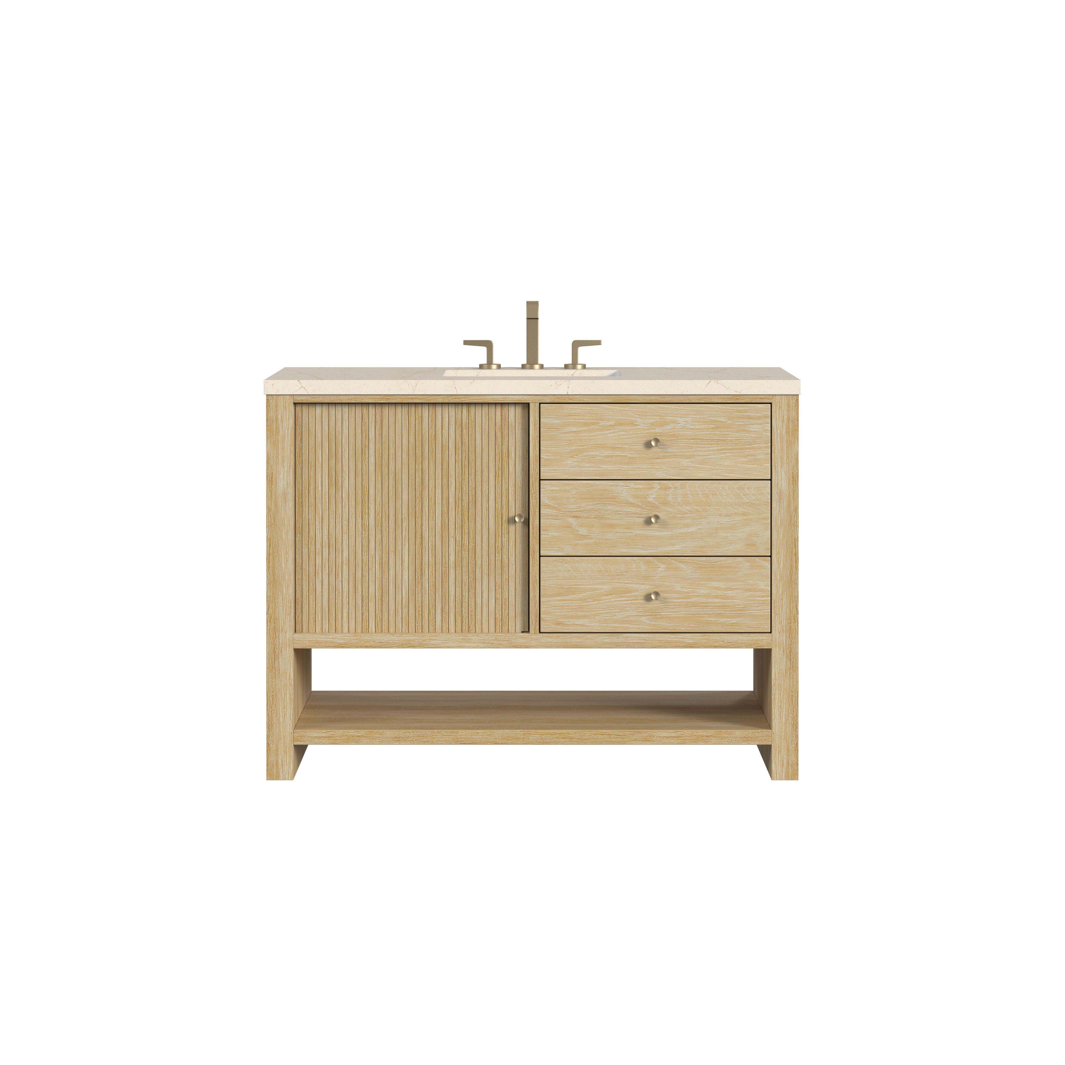 James Martin Vanities Marigot 48" Single Vanity - Sunwashed Oak