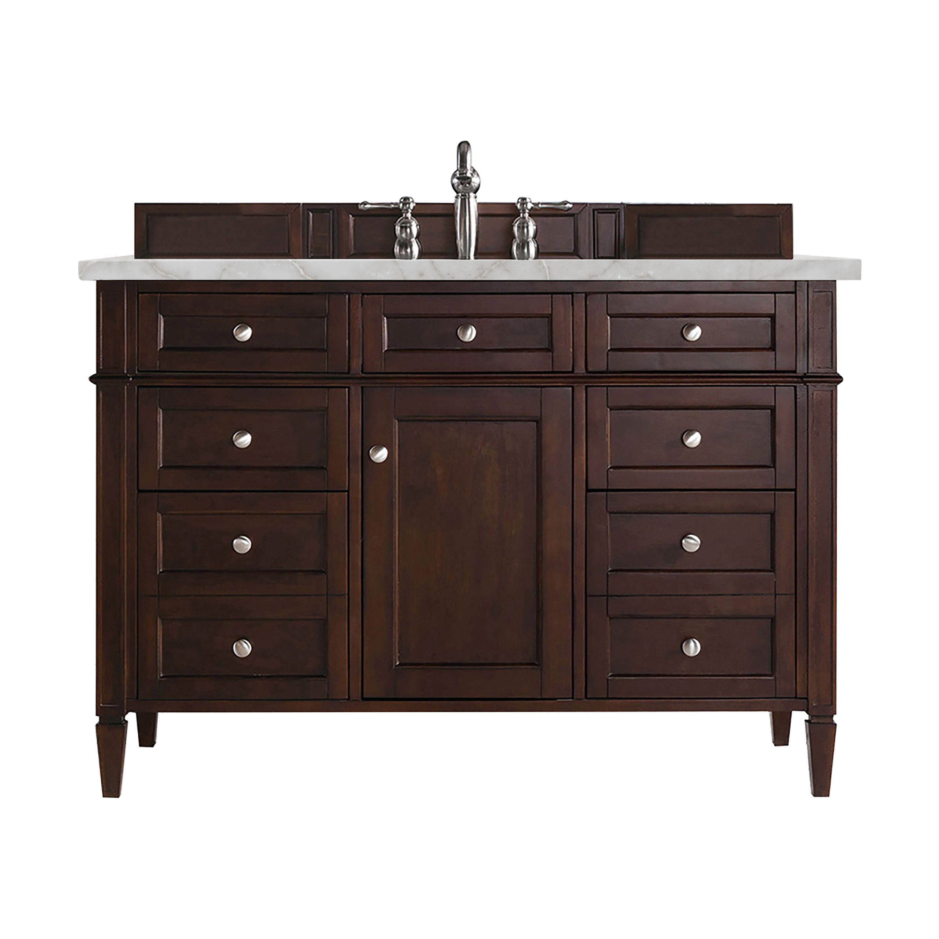 James Martin Vanities Brittany 48" Single Vanity - Burnished Mahogany