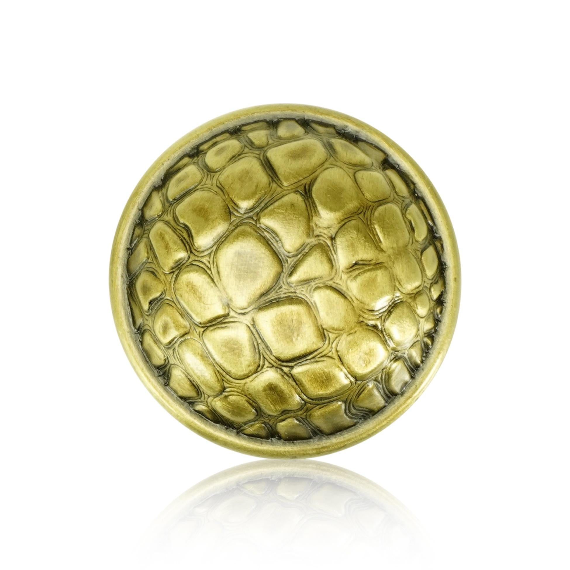 burnish brass knob