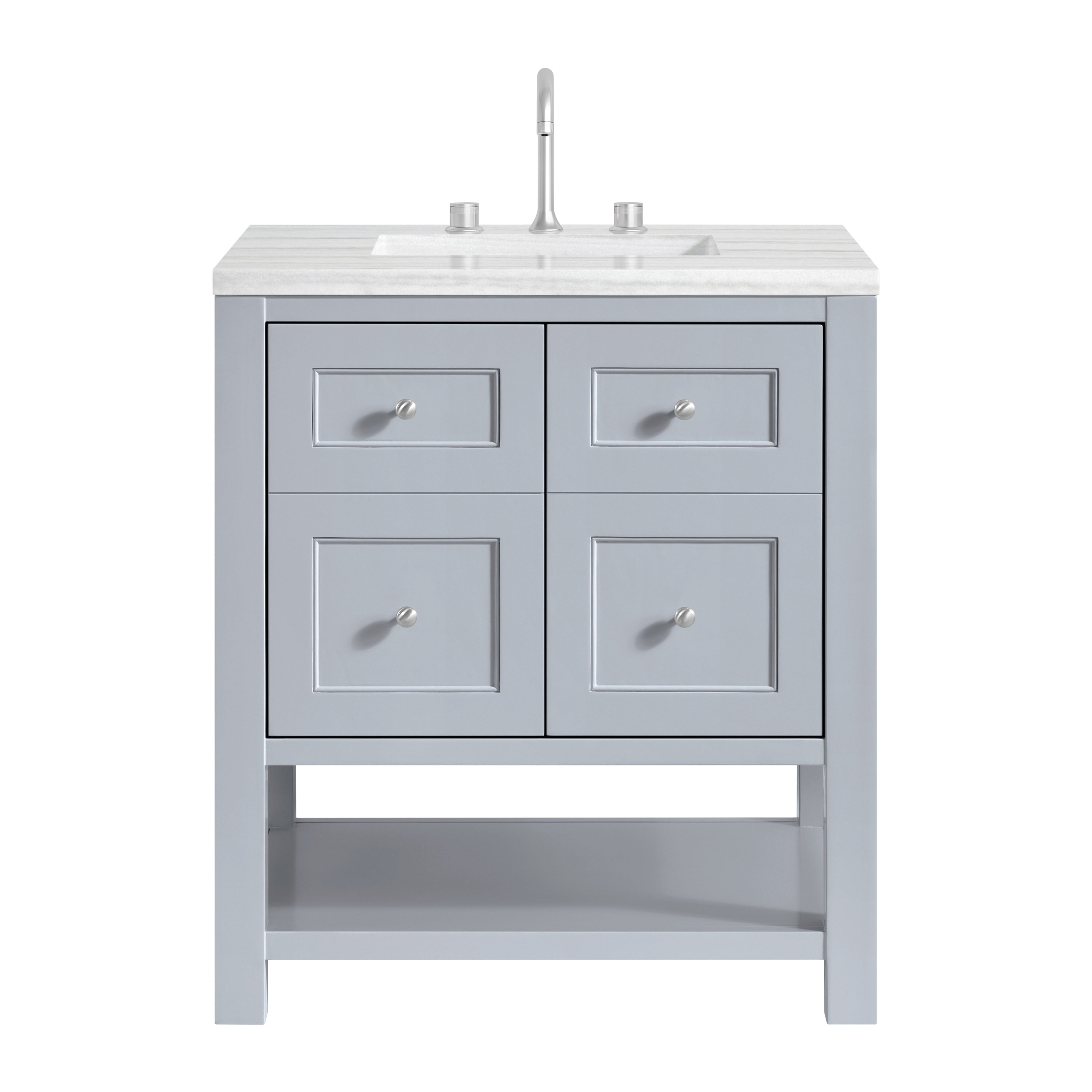 arctic fall solid surface top vanity