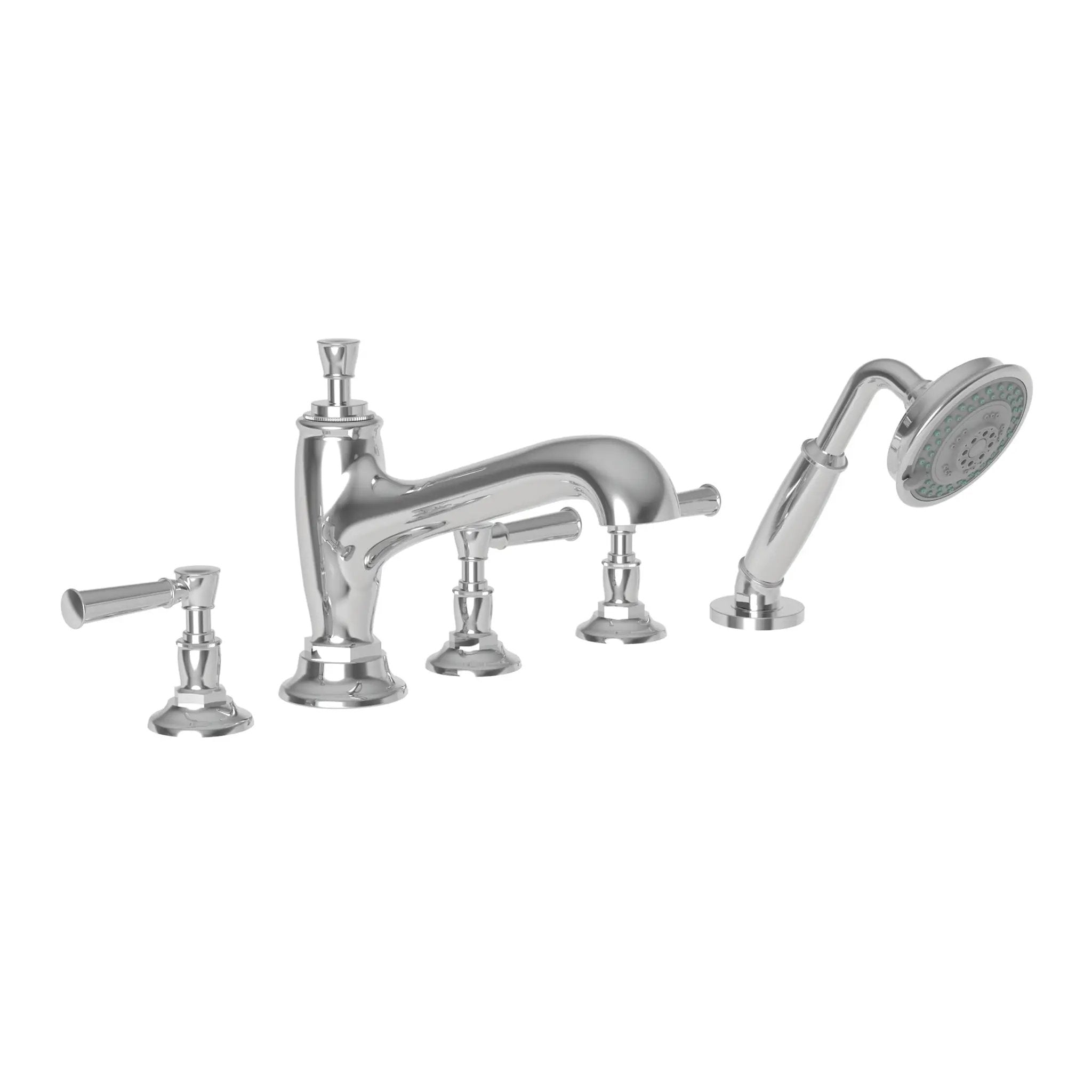 polished chrome tub faucet