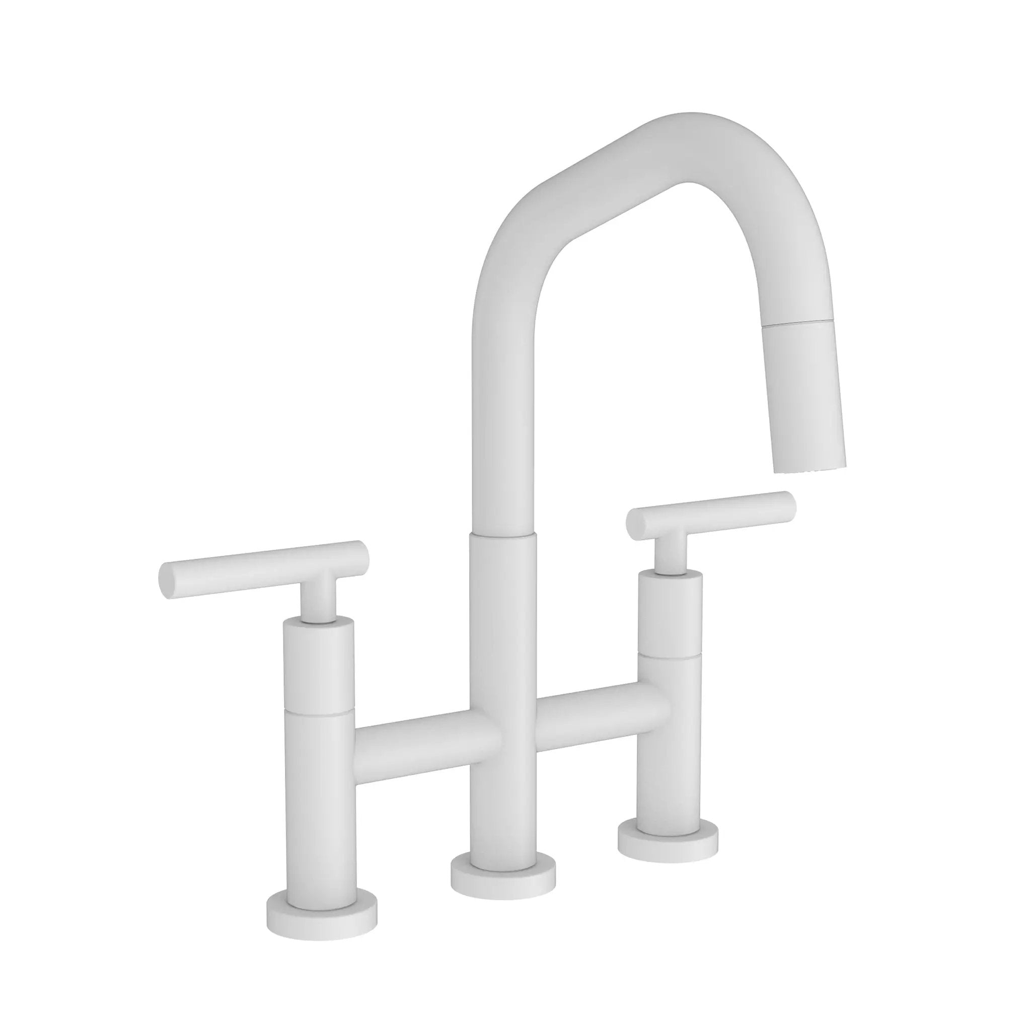 Newport Brass East Square Kitchen Bridge Pull-Down Faucet by Newport Brass