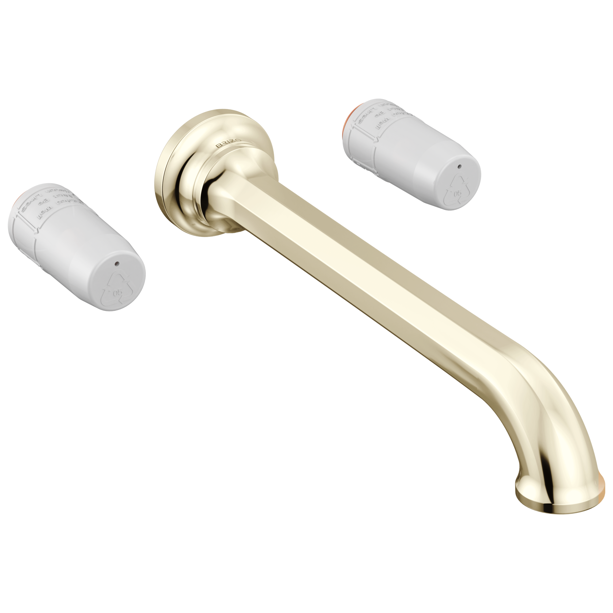 Brizo Beauclere Two Handle Wall Mount Tub Filler - Less Handles by Brizo