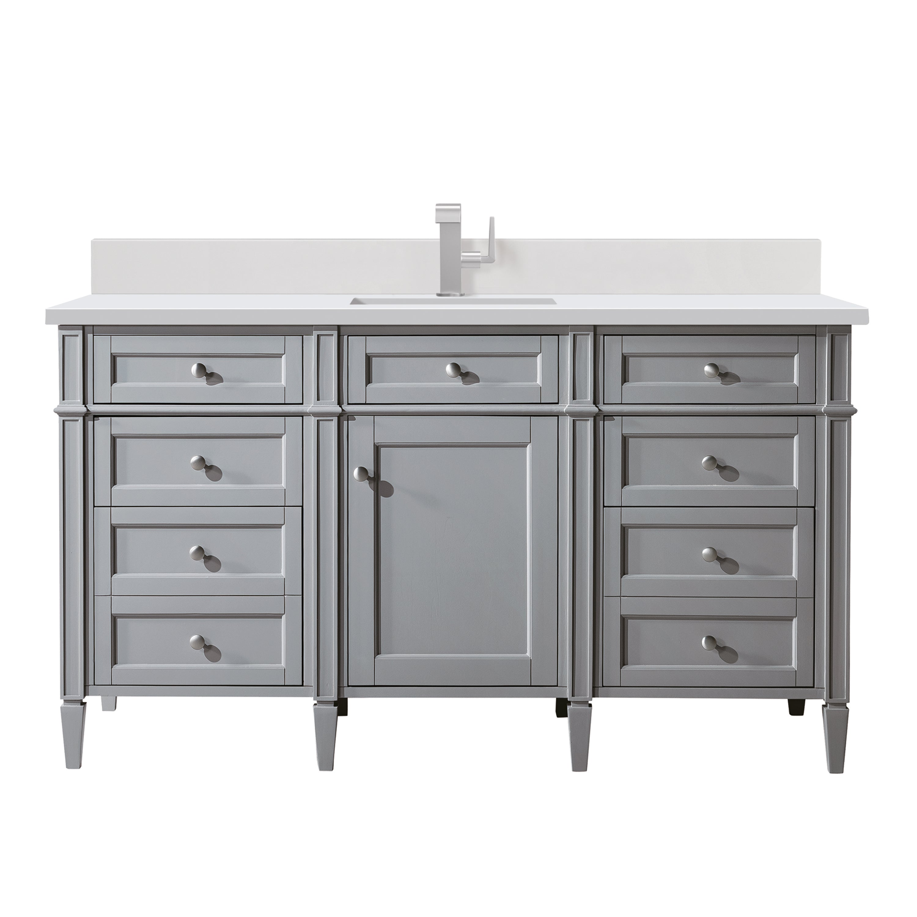 James Martin Vanities Brittany 60" Single Vanity - Urban Gray