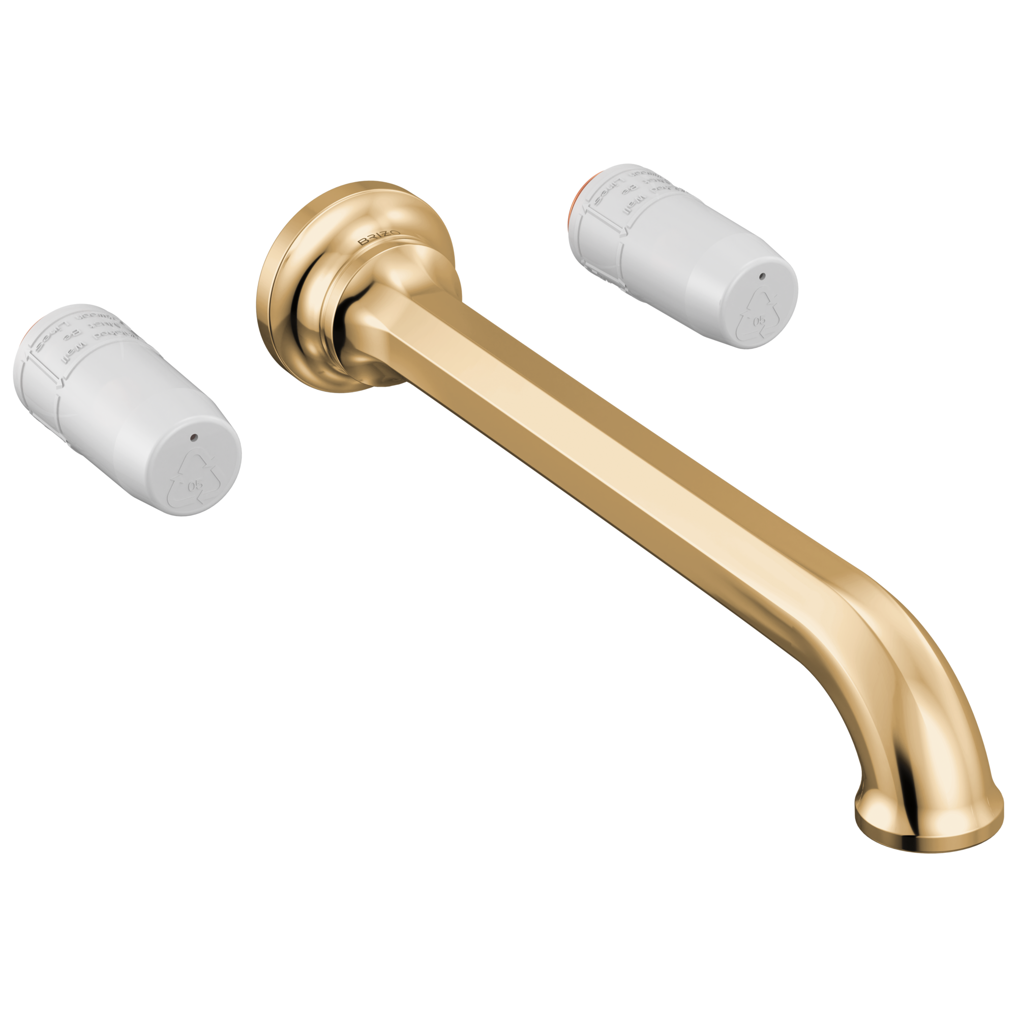 Brizo Beauclere Two Handle Wall Mount Tub Filler - Less Handles by Brizo