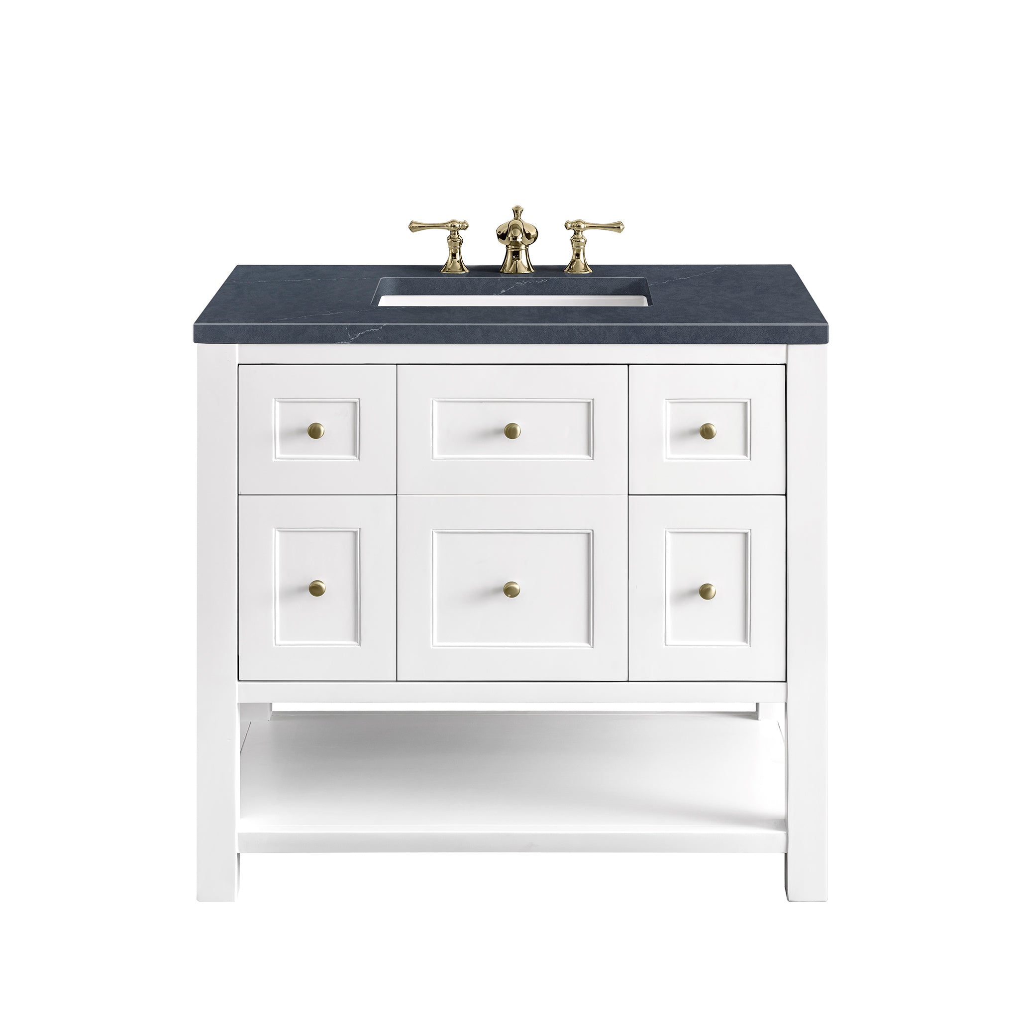 James Martin Vanities Breckenridge 36" Single Vanity - Bright White