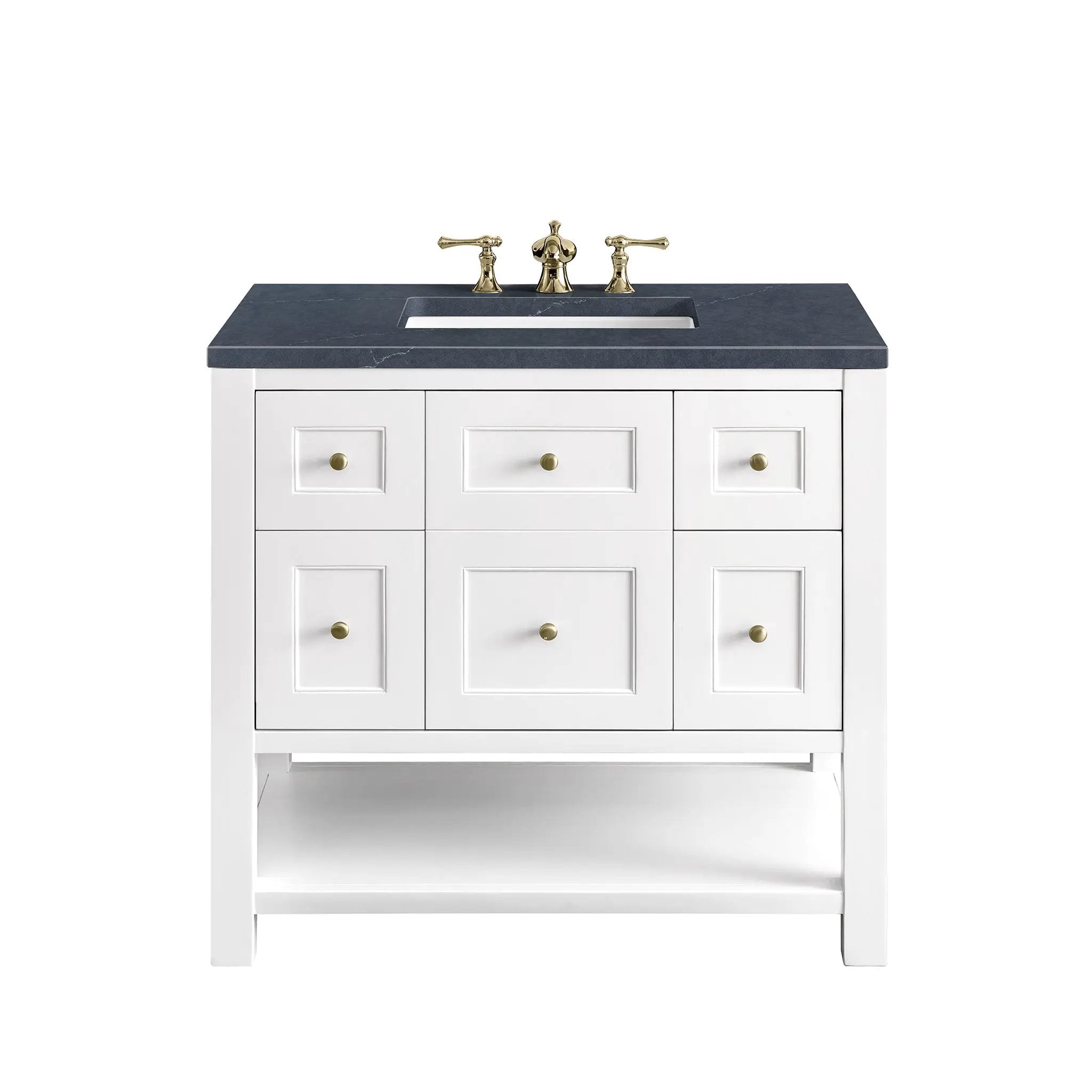 James Martin Breckenridge 36" Single Vanity Set - Bright White by James Martin Vanities
