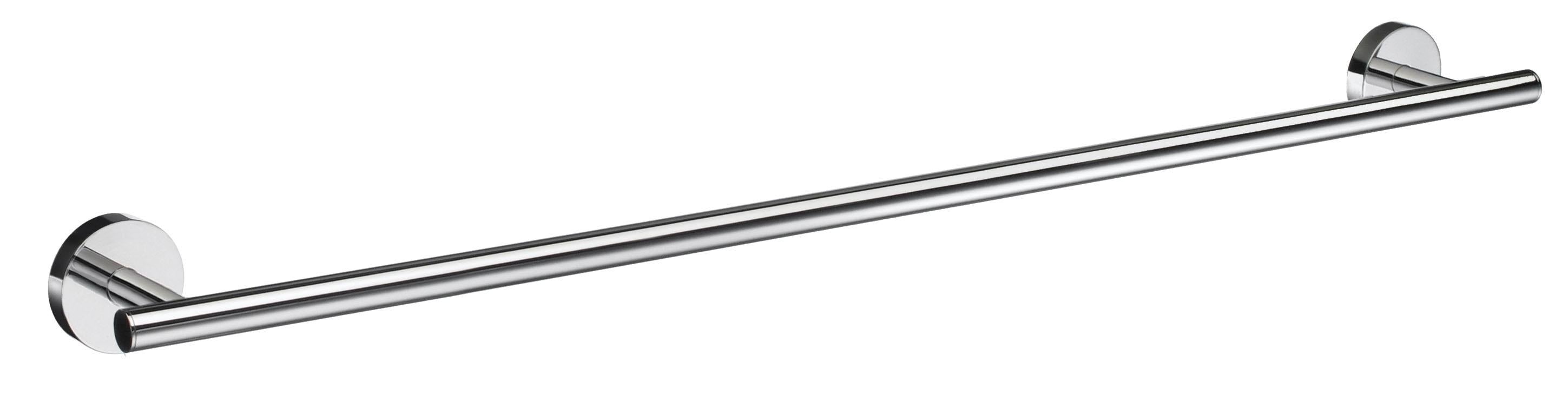 polished chrome towel rail