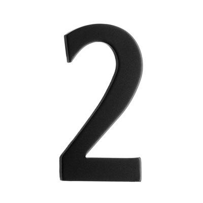black stainless steel mailbox number