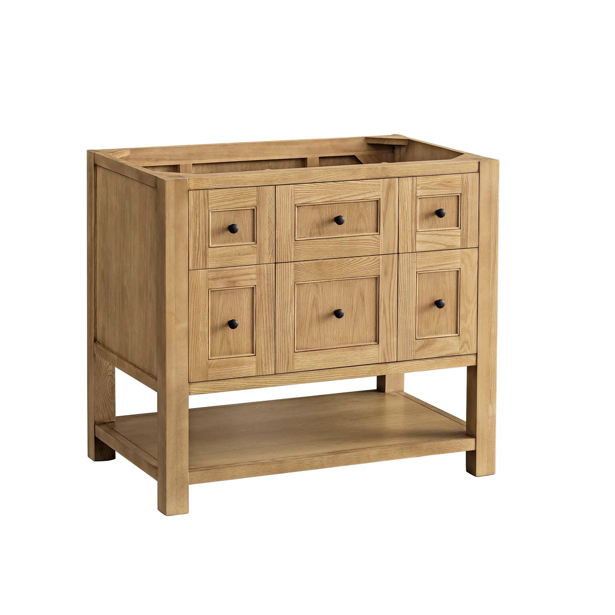 light natural oak vanity