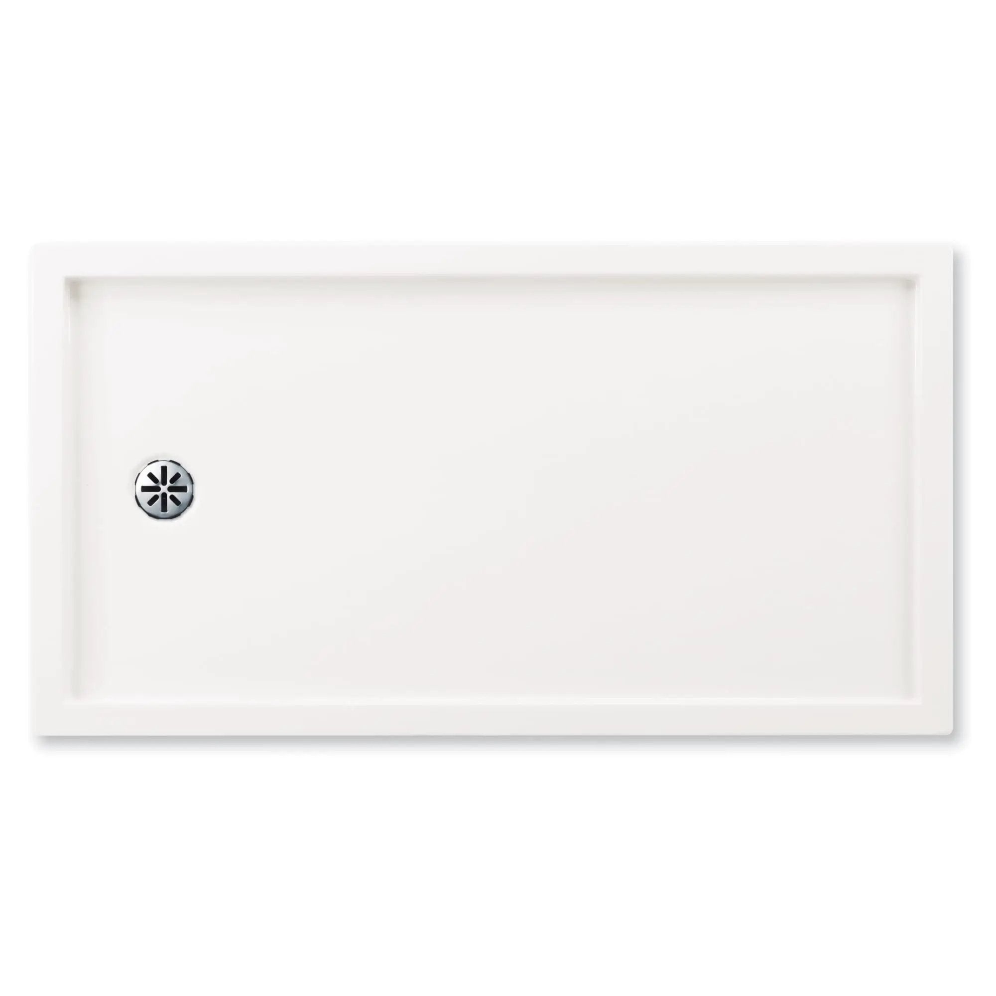 Neptune Zen Acrylic Shower Base in White by Neptune