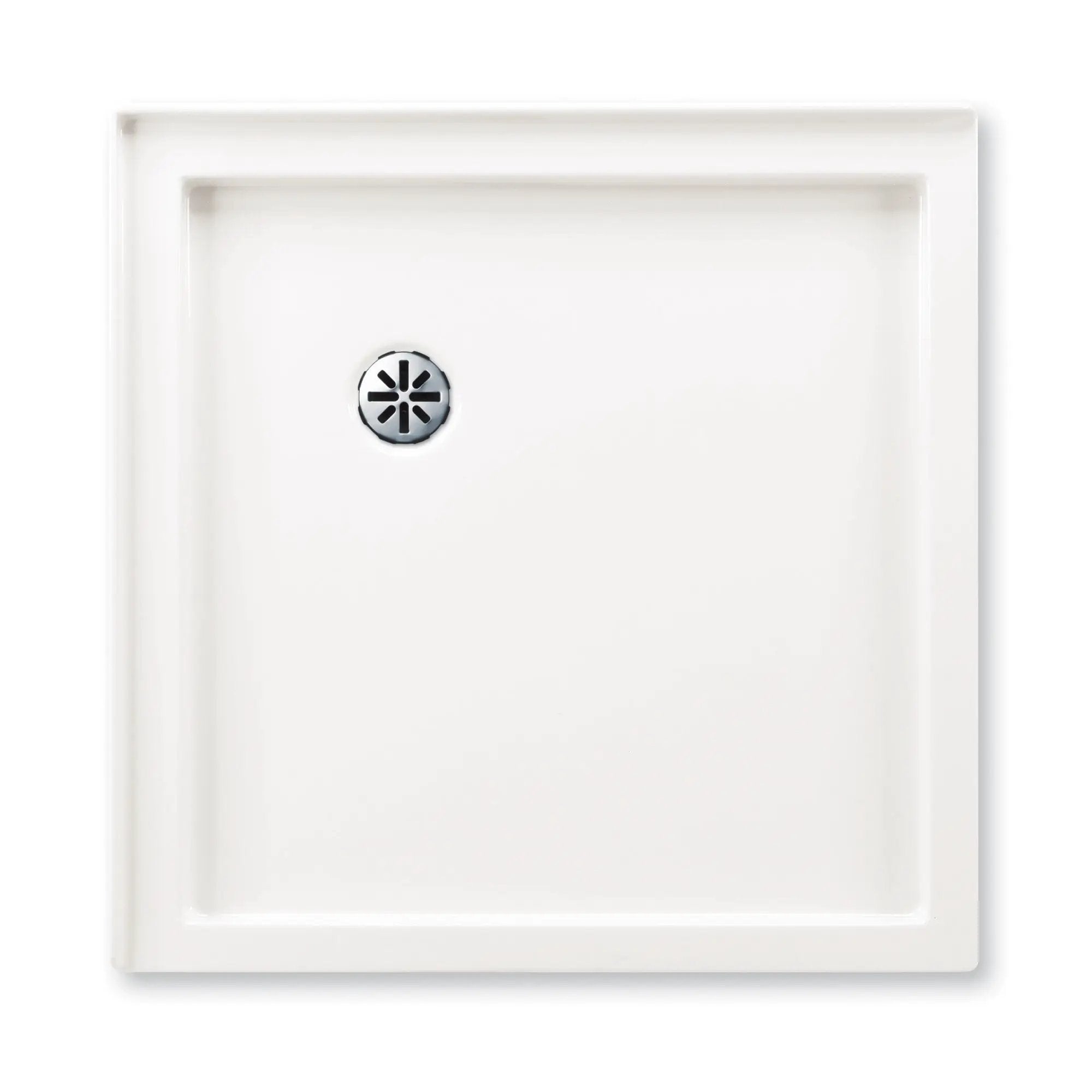 Neptune Zen Acrylic Shower Base in White by Neptune