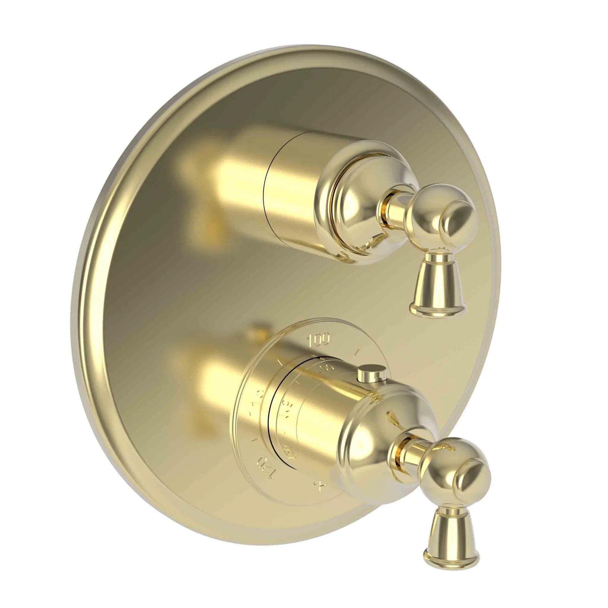 Newport Brass Aylesbury 1/2" Round Thermostatic Trim Plate with Handle by Newport Brass
